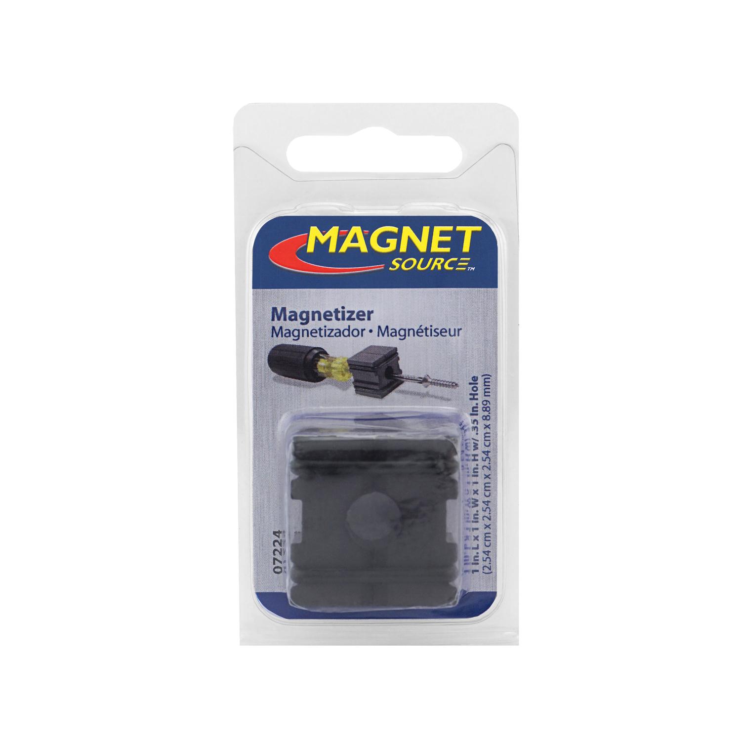 Magnet Source 1 in. L X 1 in. W Black Magnetizer 1 pc