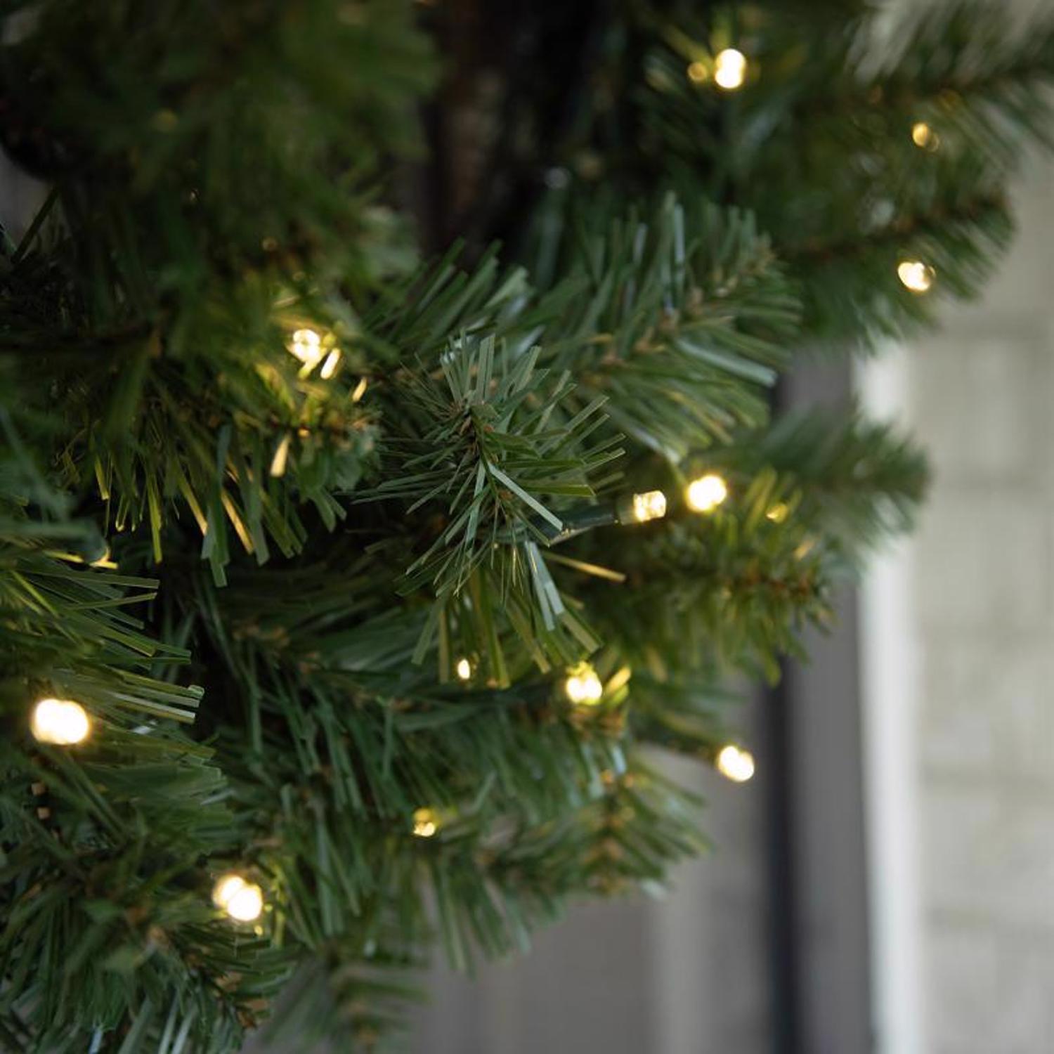 Celebrations 24 in. D LED Prelit RGBW Brilliant Wreath