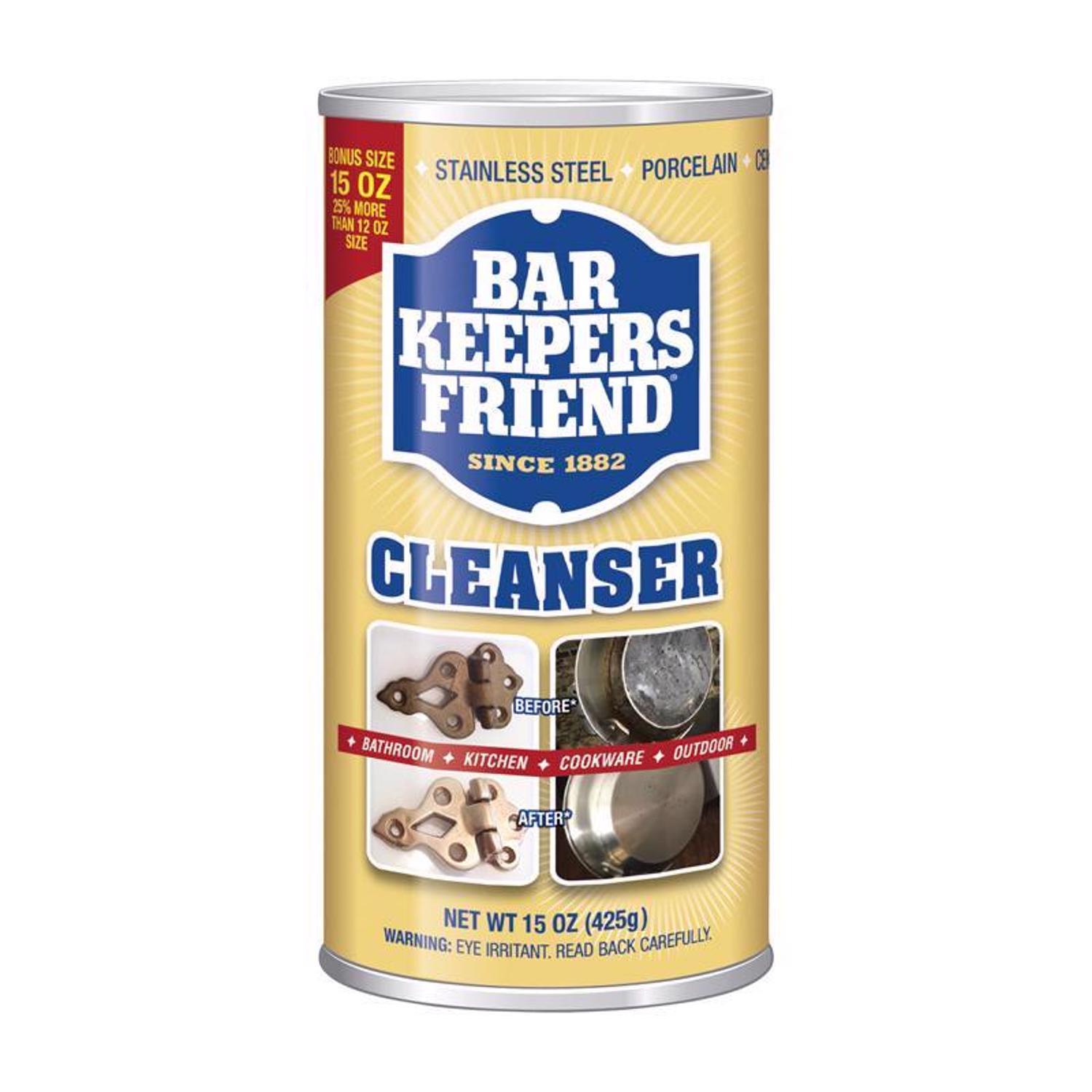 Bar Keeper's Friend No Scent Stainless Steel Cleaner & Polish 15 oz Powder