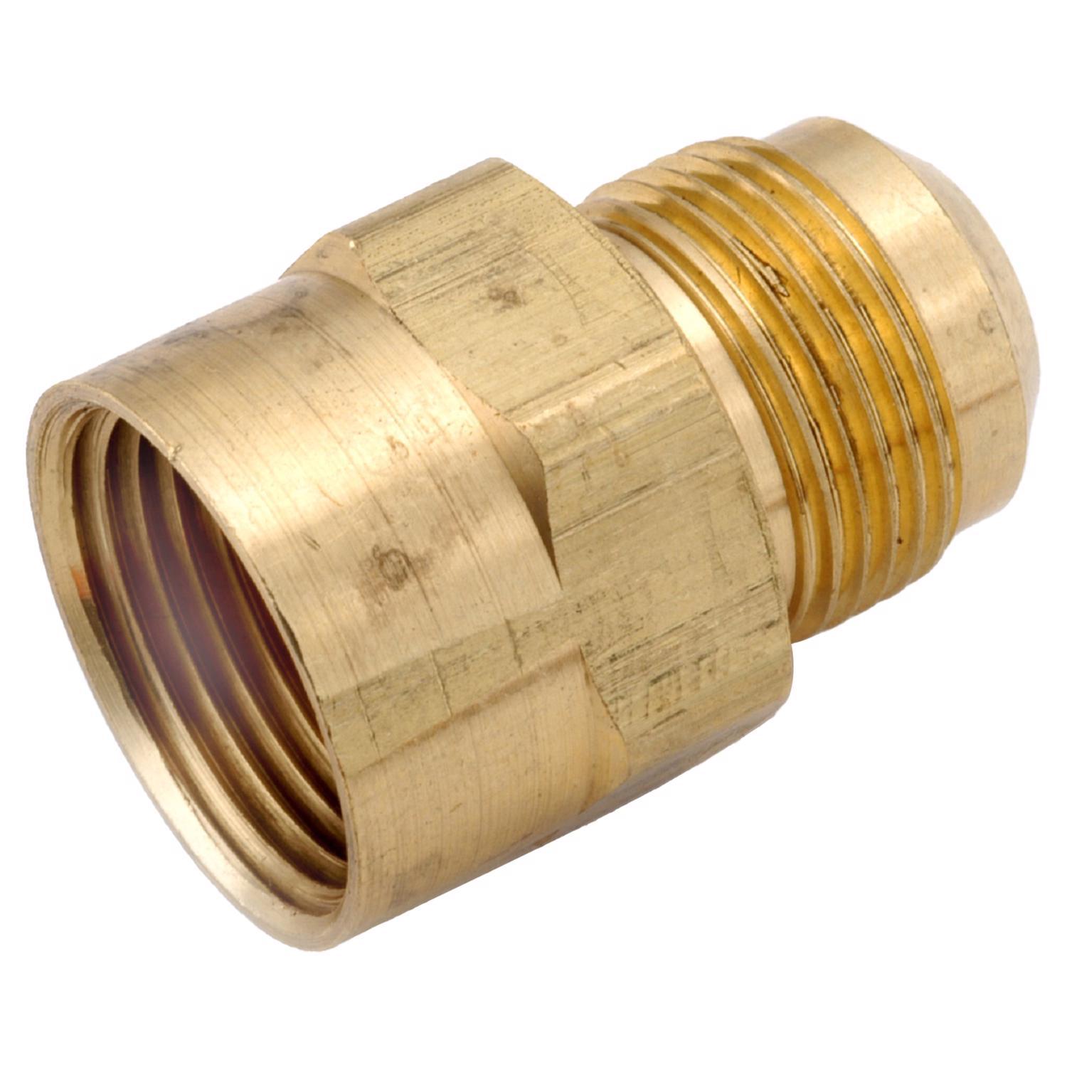 Anderson Metals 15/16 in. Flare 3/4 in. D FIP Brass Coupling