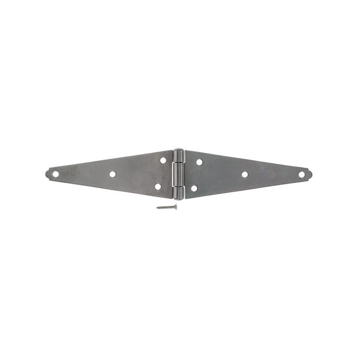 Ace 8 in. L Stainless Steel Heavy Duty Strap Hinge 1 pk