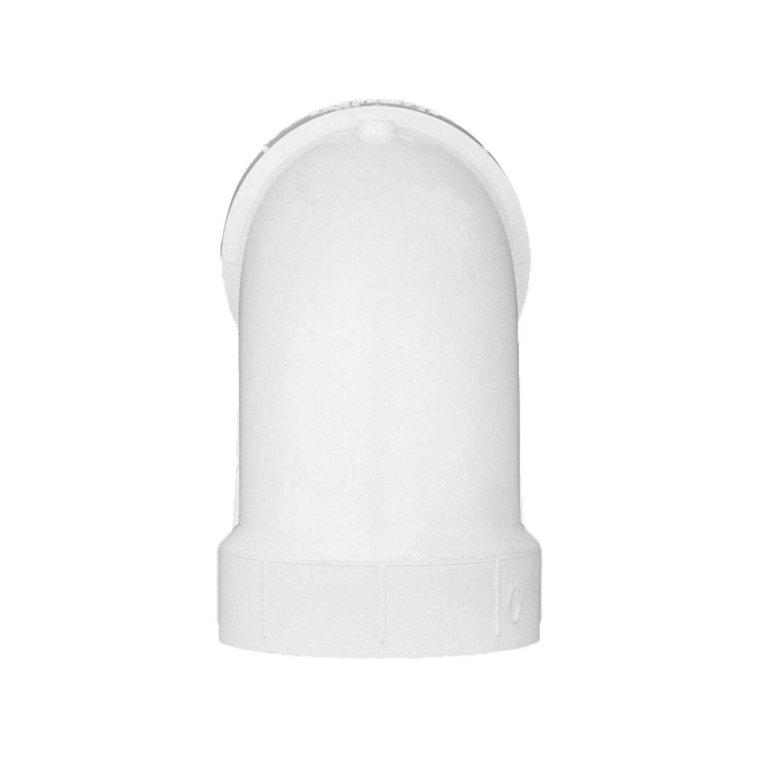 Charlotte Pipe Schedule 40 2 in. Hub X 2 in. D Hub PVC Elbow 1 pk