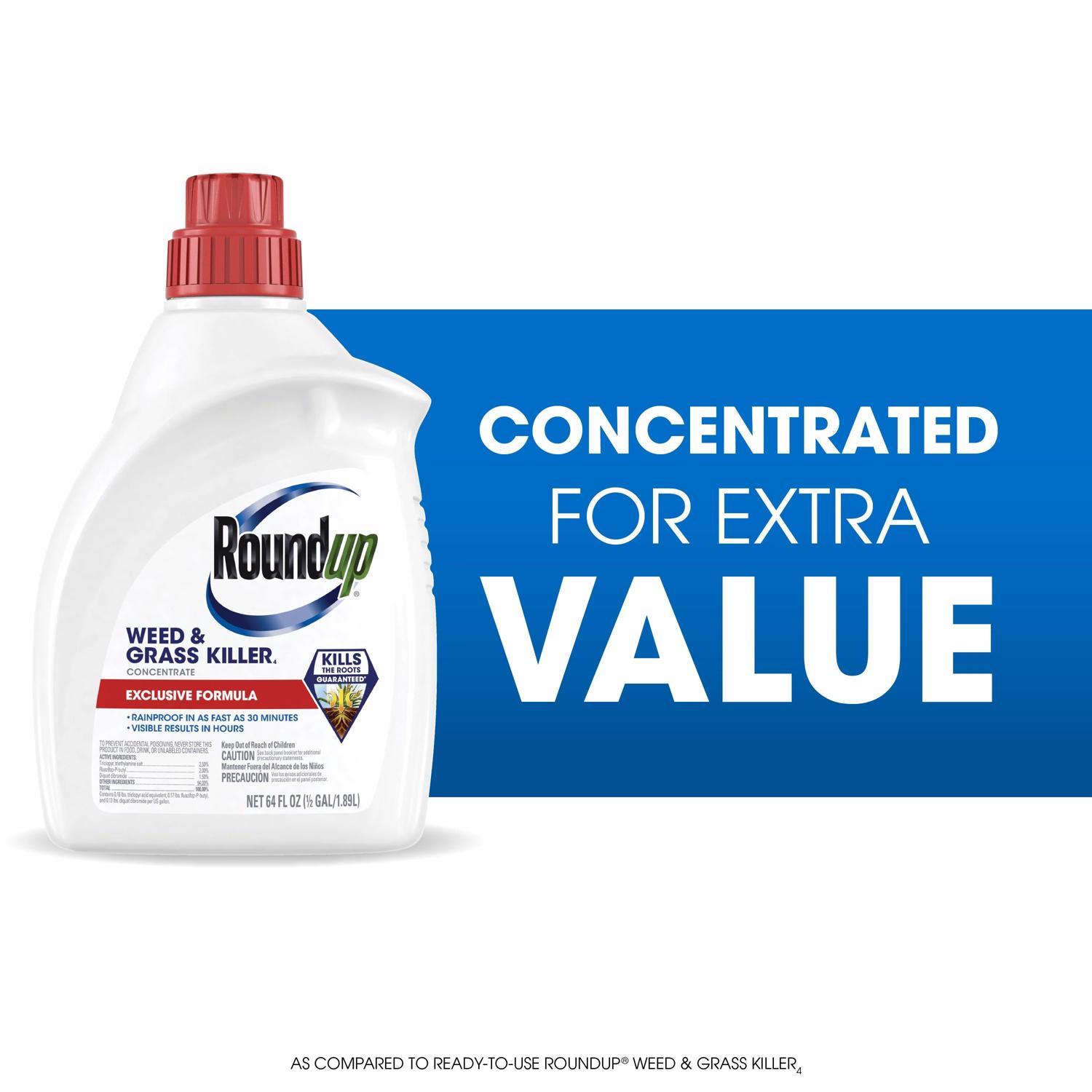 Roundup Weed and Grass Killer Concentrate 0.5 gal