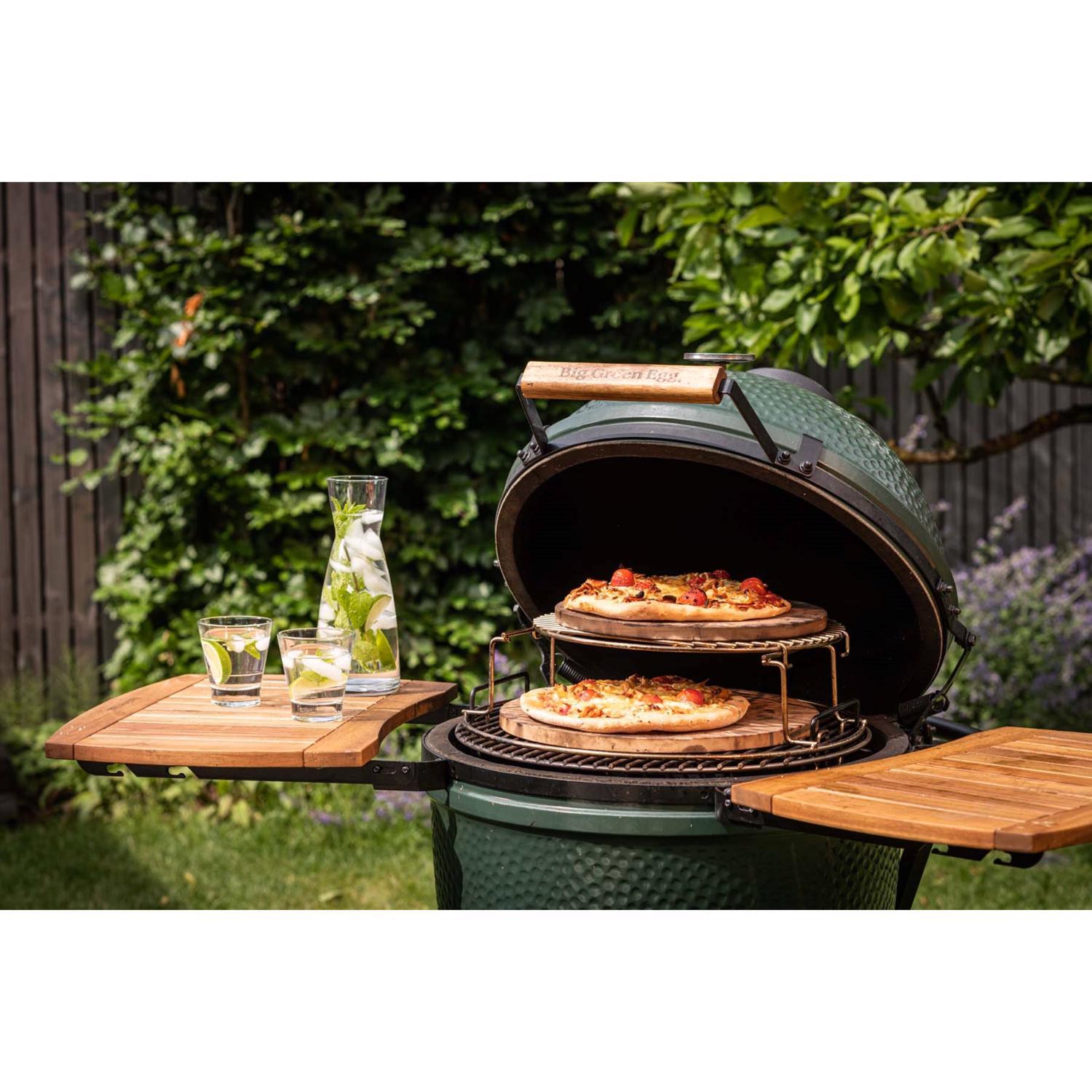 Big Green Egg 14 in. (fits 2XL thru L) Ceramic Natural Pizza Stone 1 pk