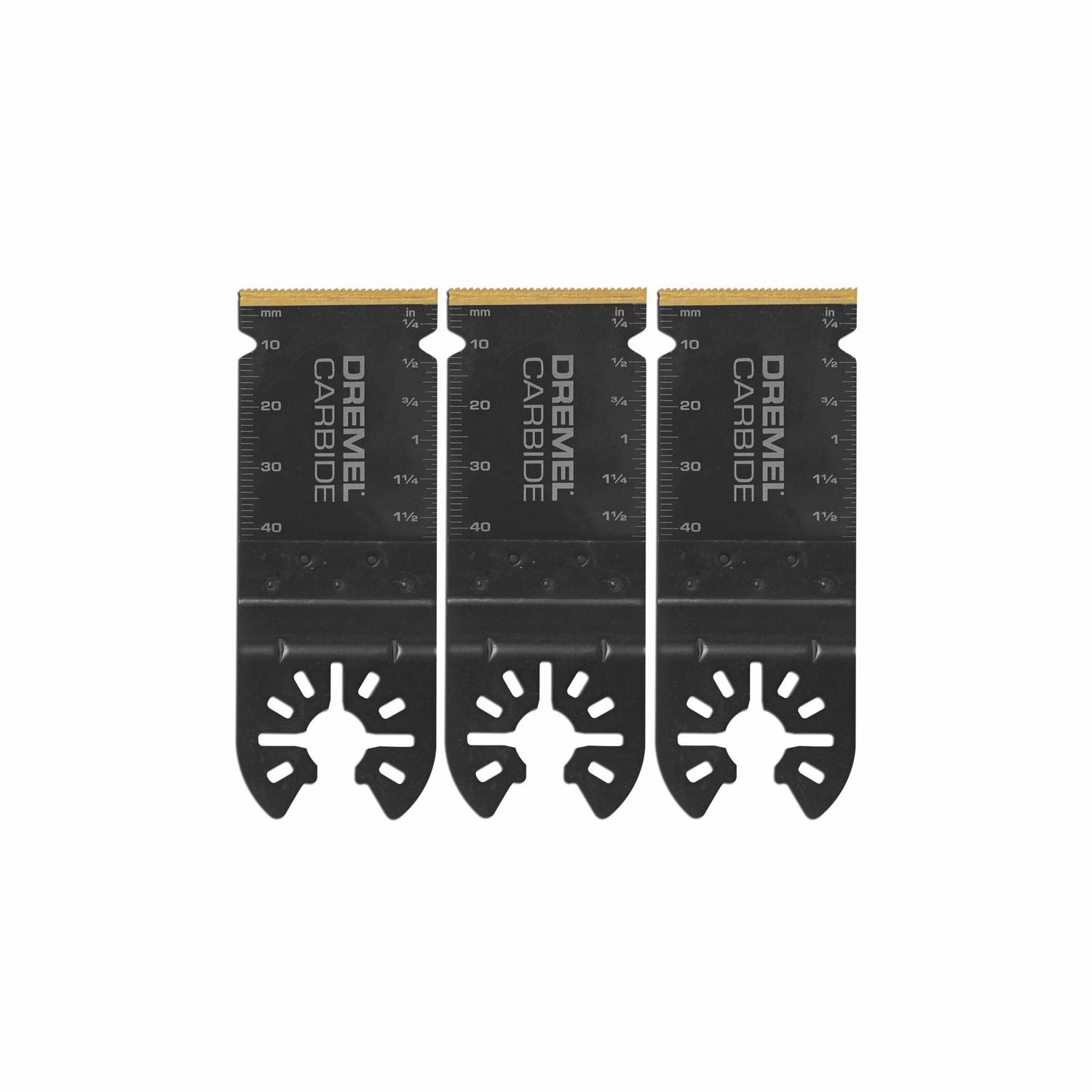 Dremel Multi-Max 1.7 X 1-1/2 in. L Carbide Flush Cut Saw Blade 3 pk