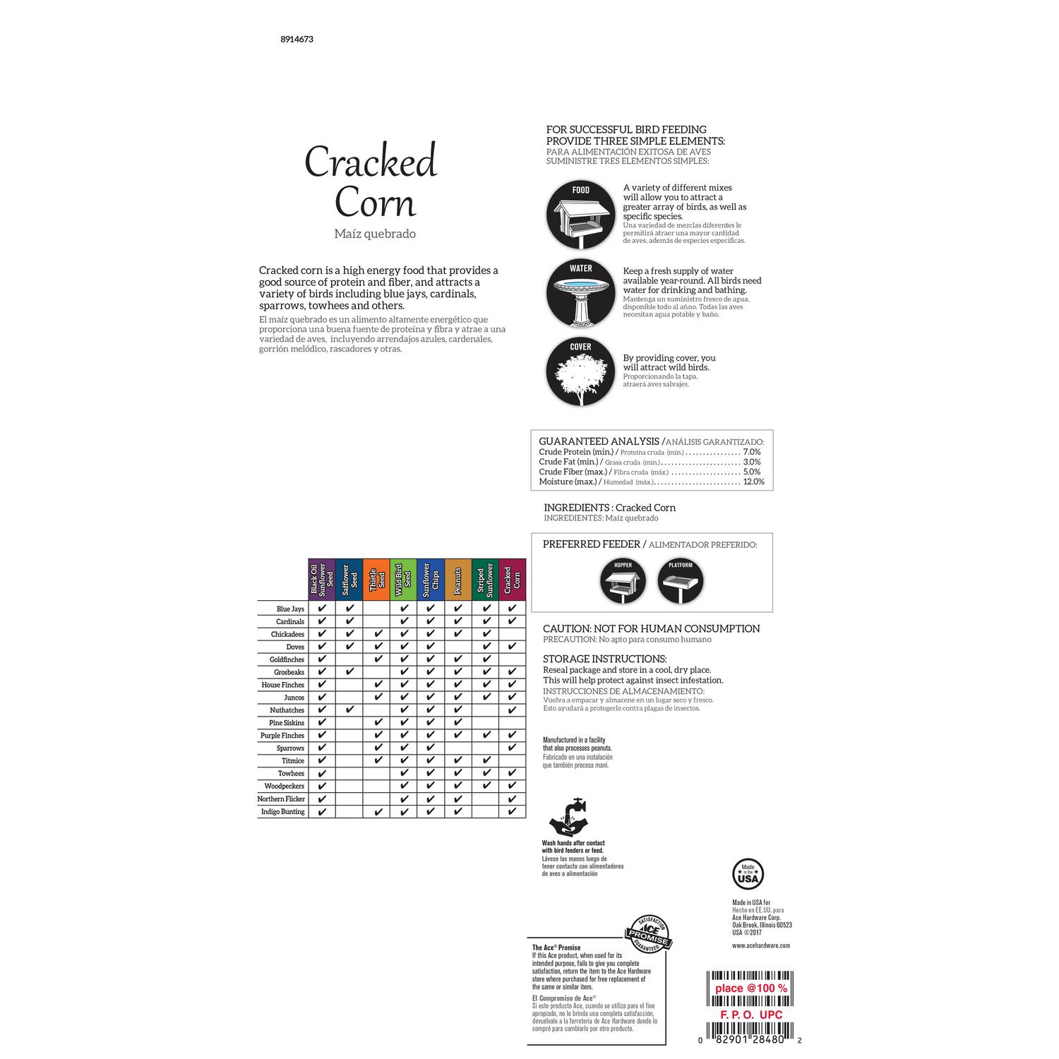Ace Songbird Corn Cracked Corn 10 lb