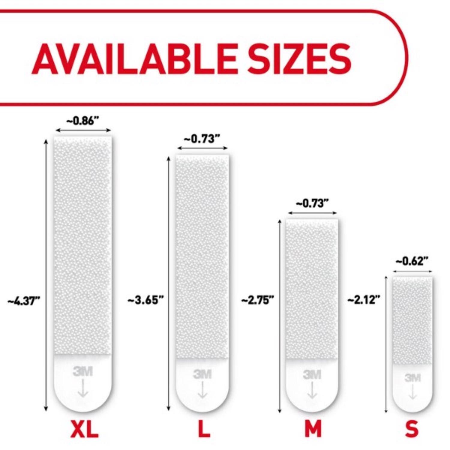 3M Command White Picture Hanging Strips 20 lb 4 pair