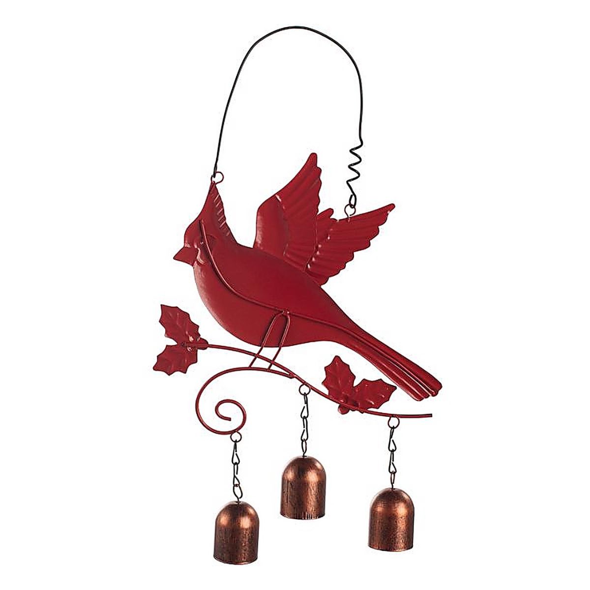 Test Rite Cardinal Bird with Bell Hanging Decor - 7.87 in.
