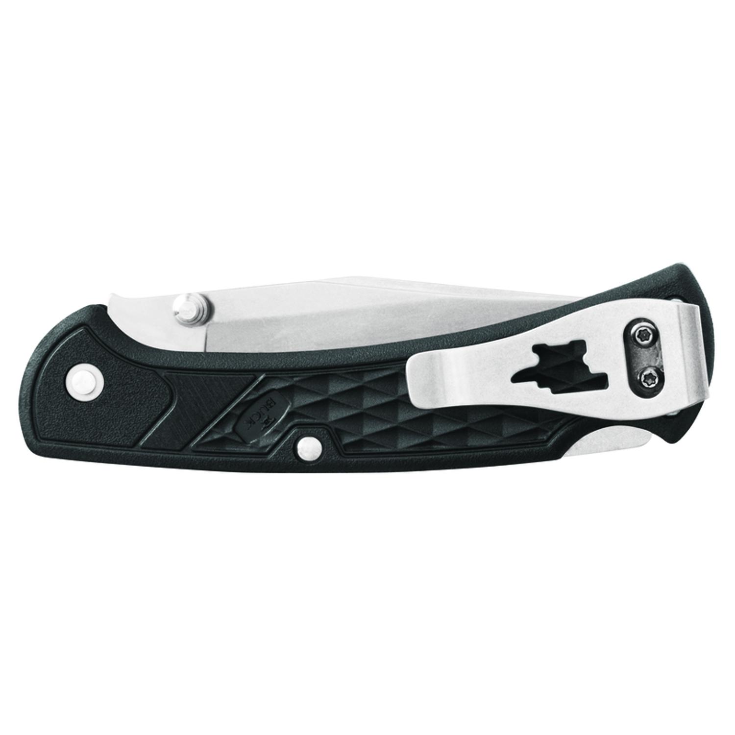 Buck Knives 112 Ranger Slim Select Black 420 HC Stainless Steel > 6 in. Folding Knife