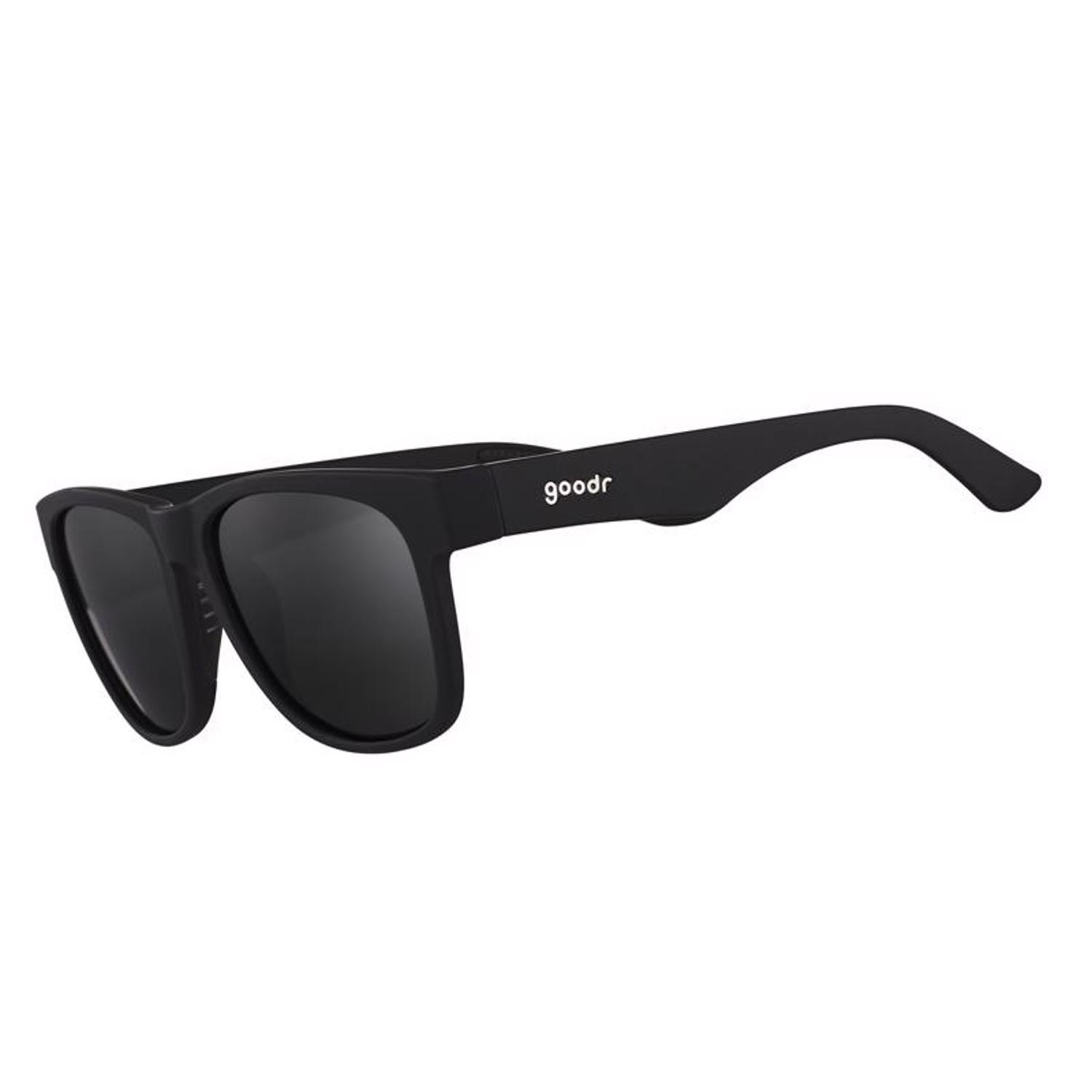 goodr BFG - Hooked on Onyx Sunglasses Unisex Black Frame Black Lens Polarized