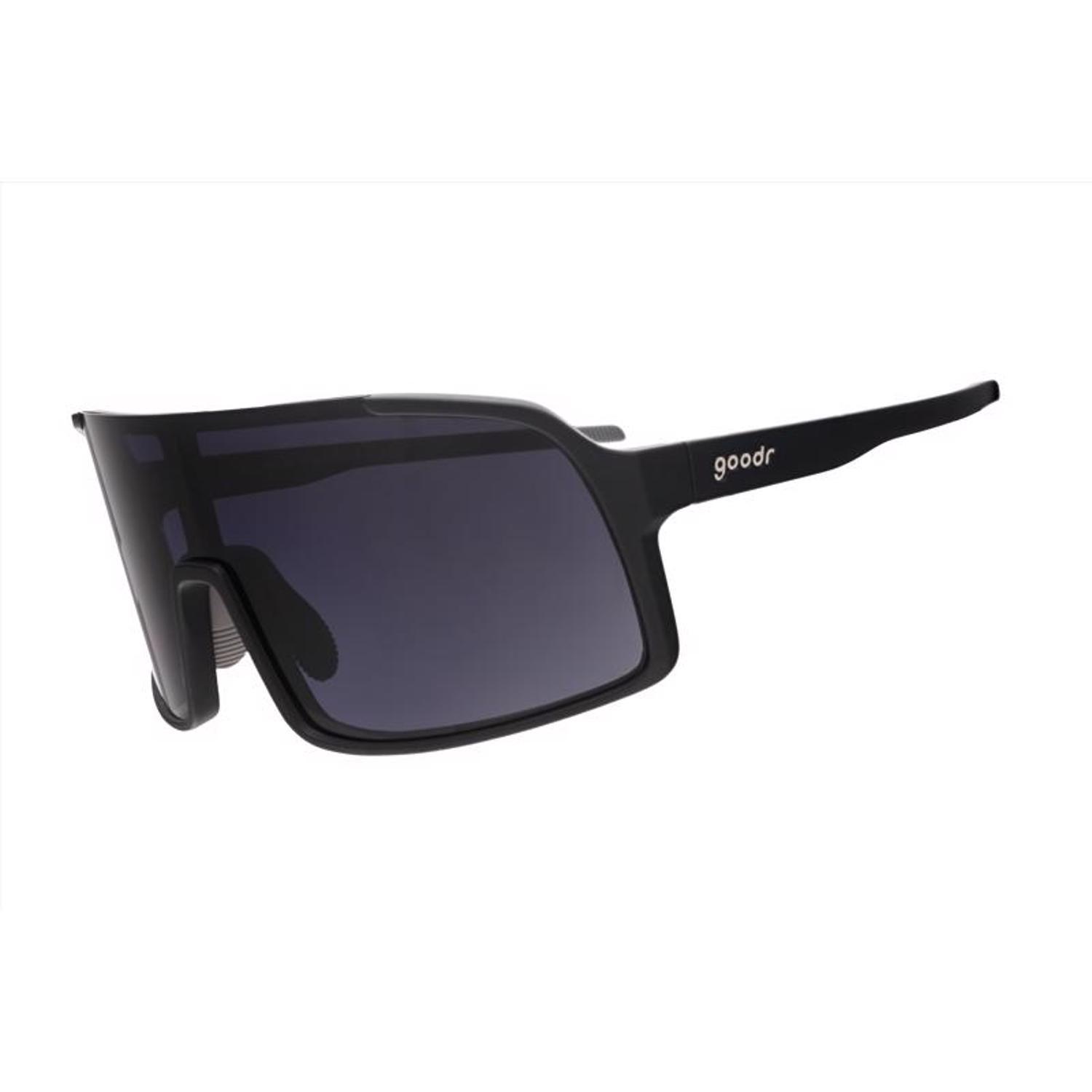 goodr Astro G - My Sweat Has An Octane Rating Sunglasses Unisex Black Frame Black Lens Polarized