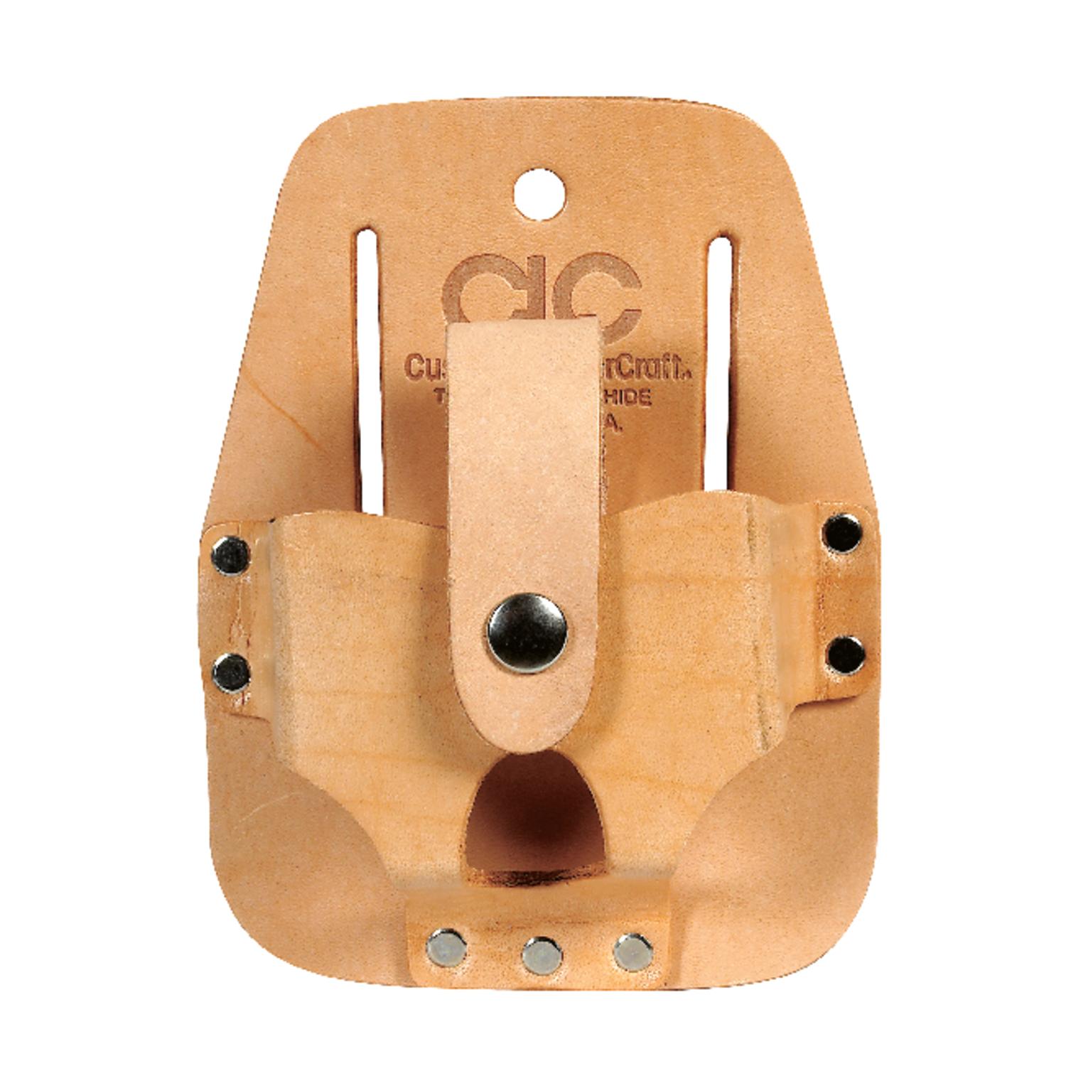 CLC 1 pocket Leather Tape Rule Holder 3.5 in. L X 4.5 in. H Tan