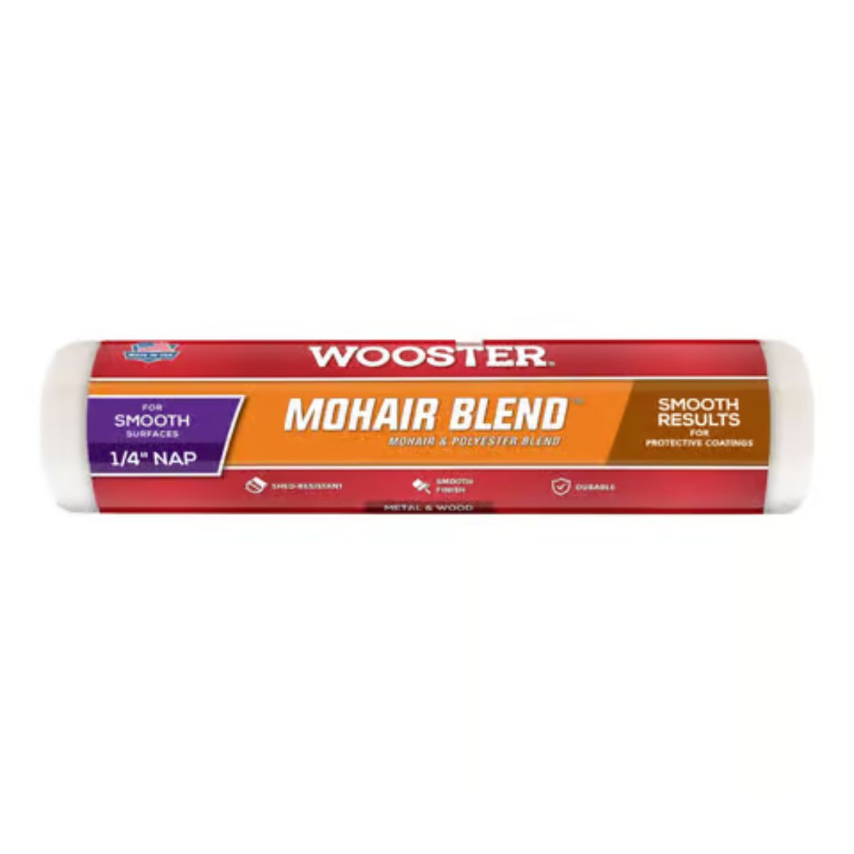 Wooster Mohair Blend 9 in. W X 1/4 in. Regular Paint Roller Cover 1 Pack
