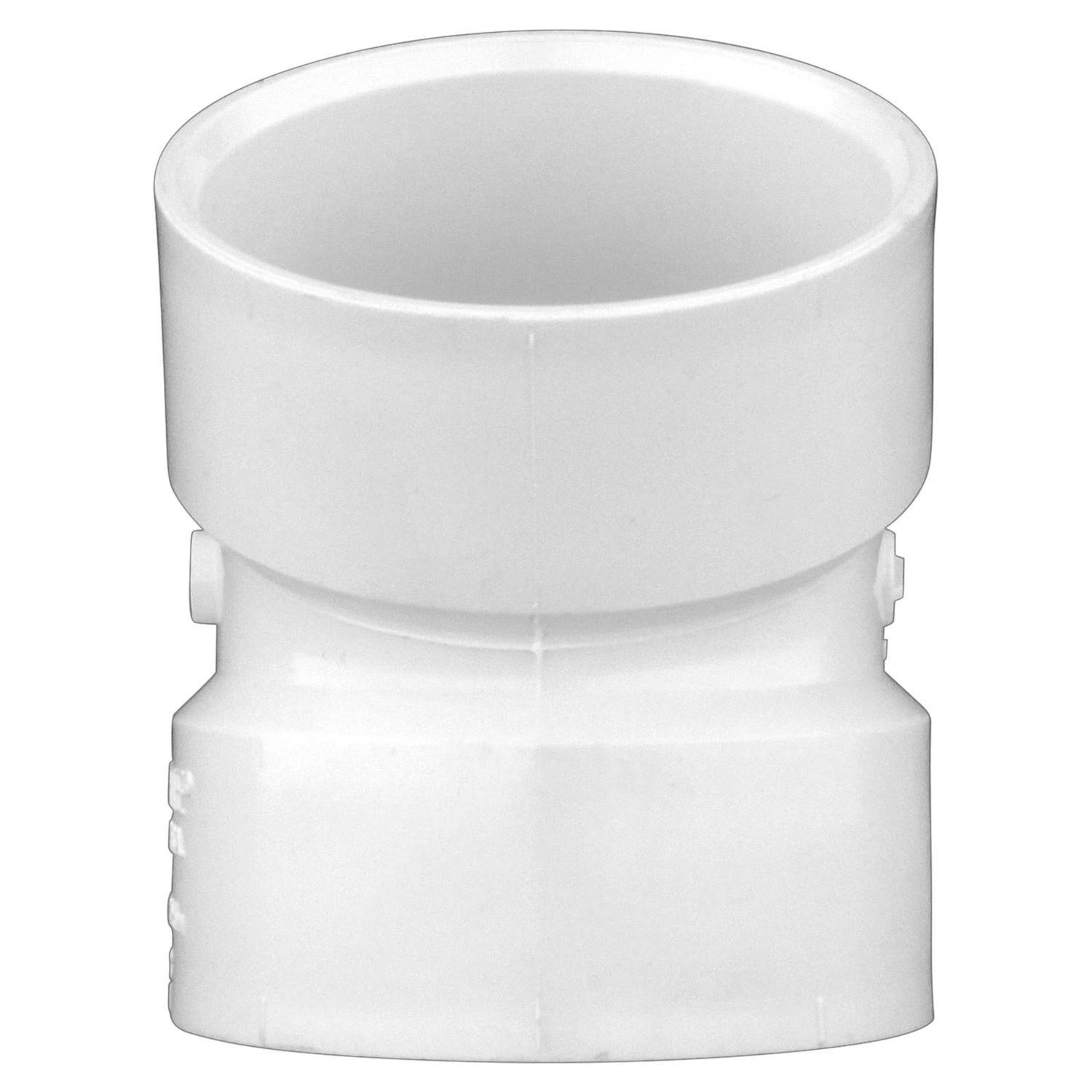 Charlotte Pipe Schedule 40 2 in. Hub X 2 in. D Hub PVC Elbow 1 pk