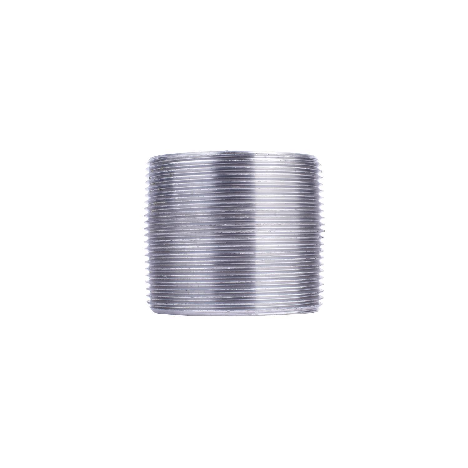 STZ Industries 1-1/2 in. MIP each X 1-1/2 in. D MIP Black Steel Close Nipple