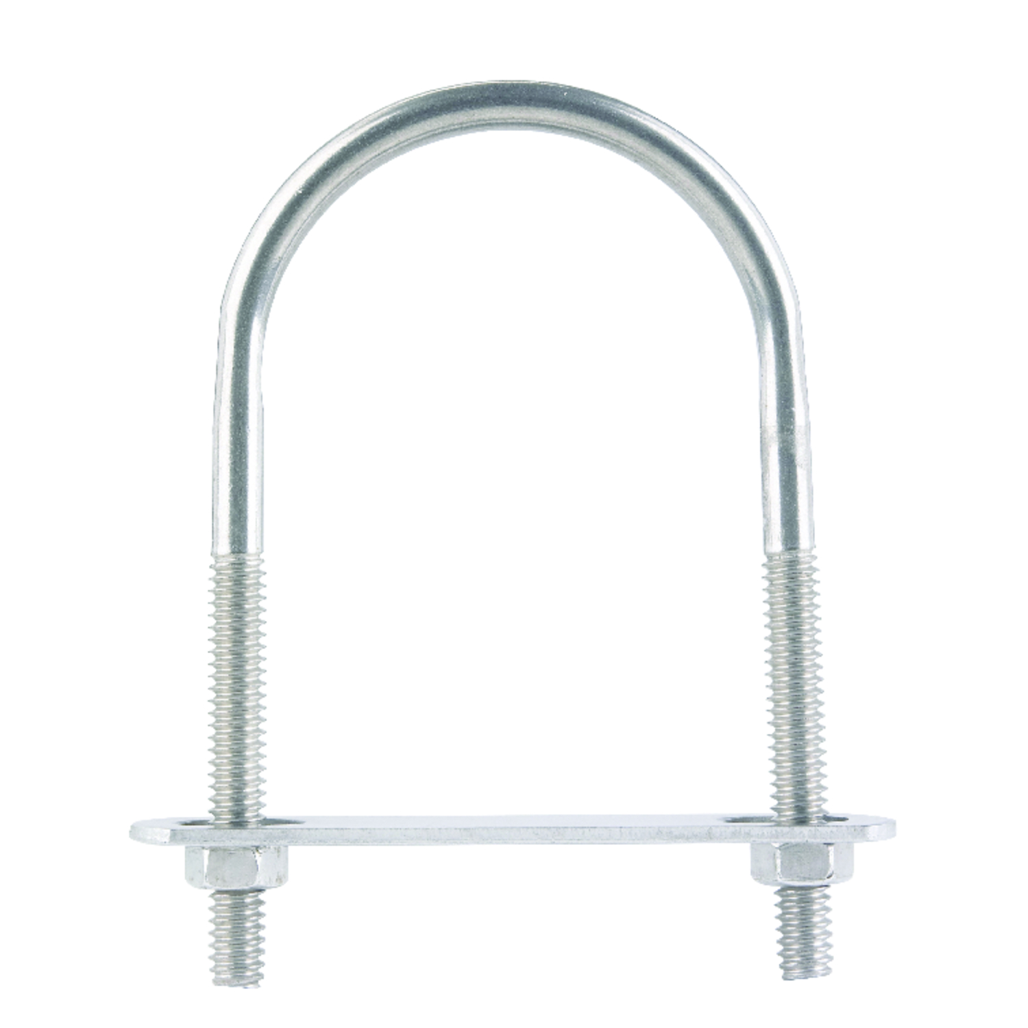 Hampton 1/4 in. X 2 in. W X 3-1/2 in. L Coarse Stainless Steel U-Bolt
