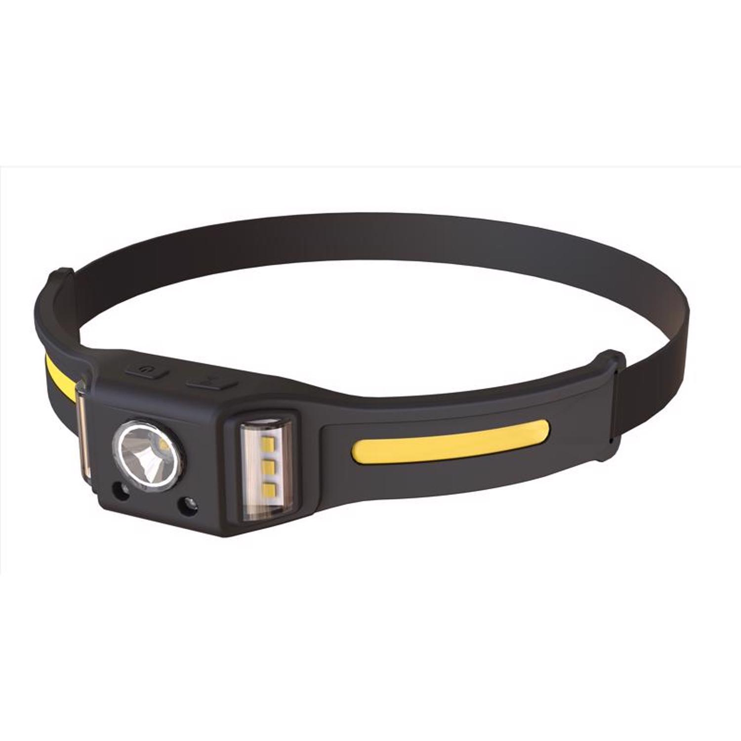 Ace 500 lm Black LED Rechargeable Head Lamp