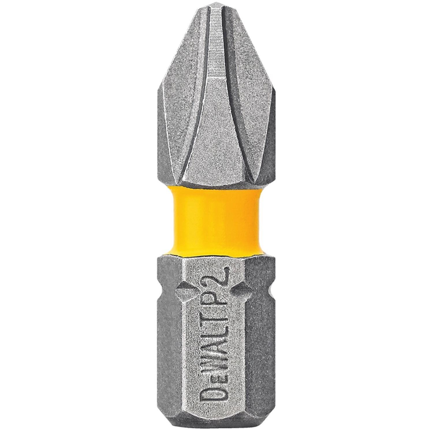 DEWALT Max Fit Phillips #2 X 1 in. L Insert Bit S2 Tool Steel 15 pc