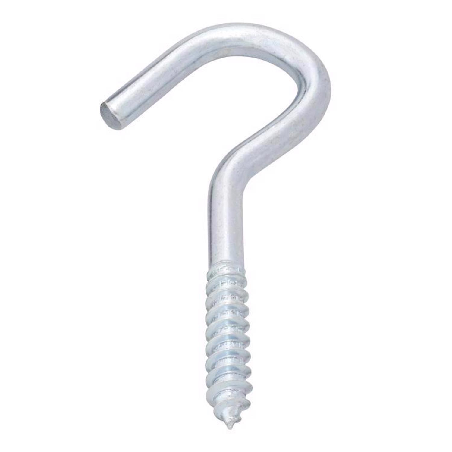 Hampton Small Zinc-Plated Silver Steel 4.1875 in. L Clothesline Hook 215 lb 1 pk