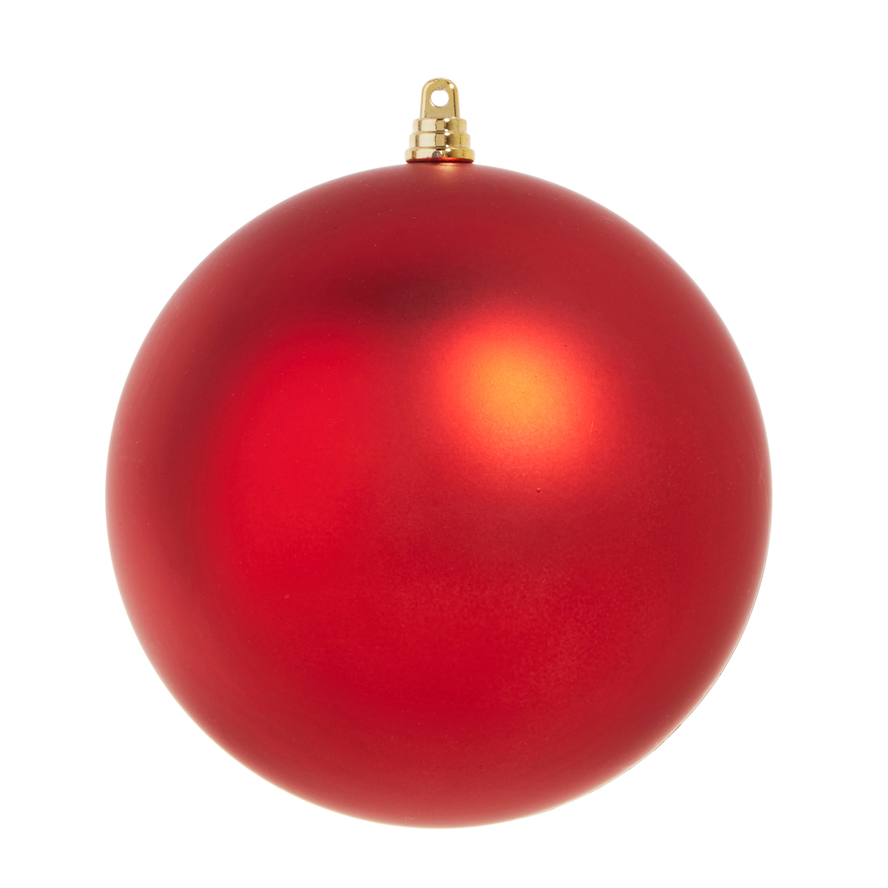 Raz Imports 6 in. Matte Red Ball Ornament