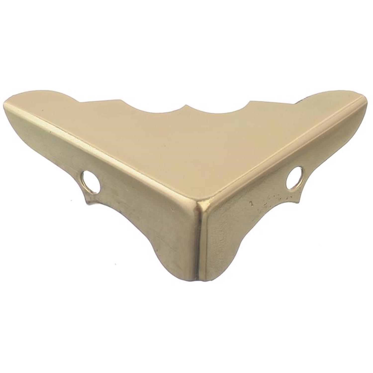 Ace Polished Brass Decorative Corner 0.6 in. 1.25 in. 4 pk