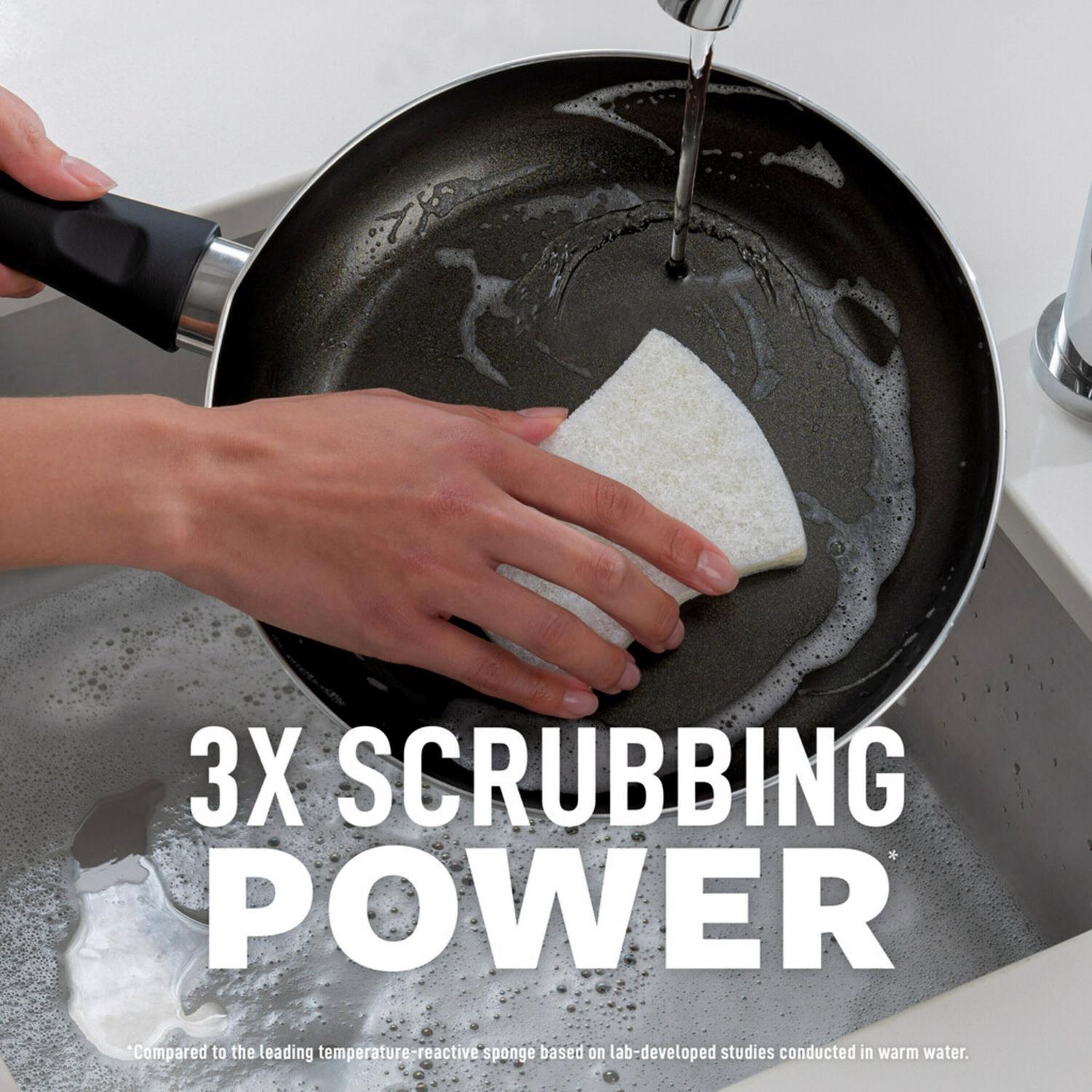 Scotch-Brite Greener Clean Non-Scratch Scrubber Sponge For Multi-Purpose 4.5 in. L 3 pk