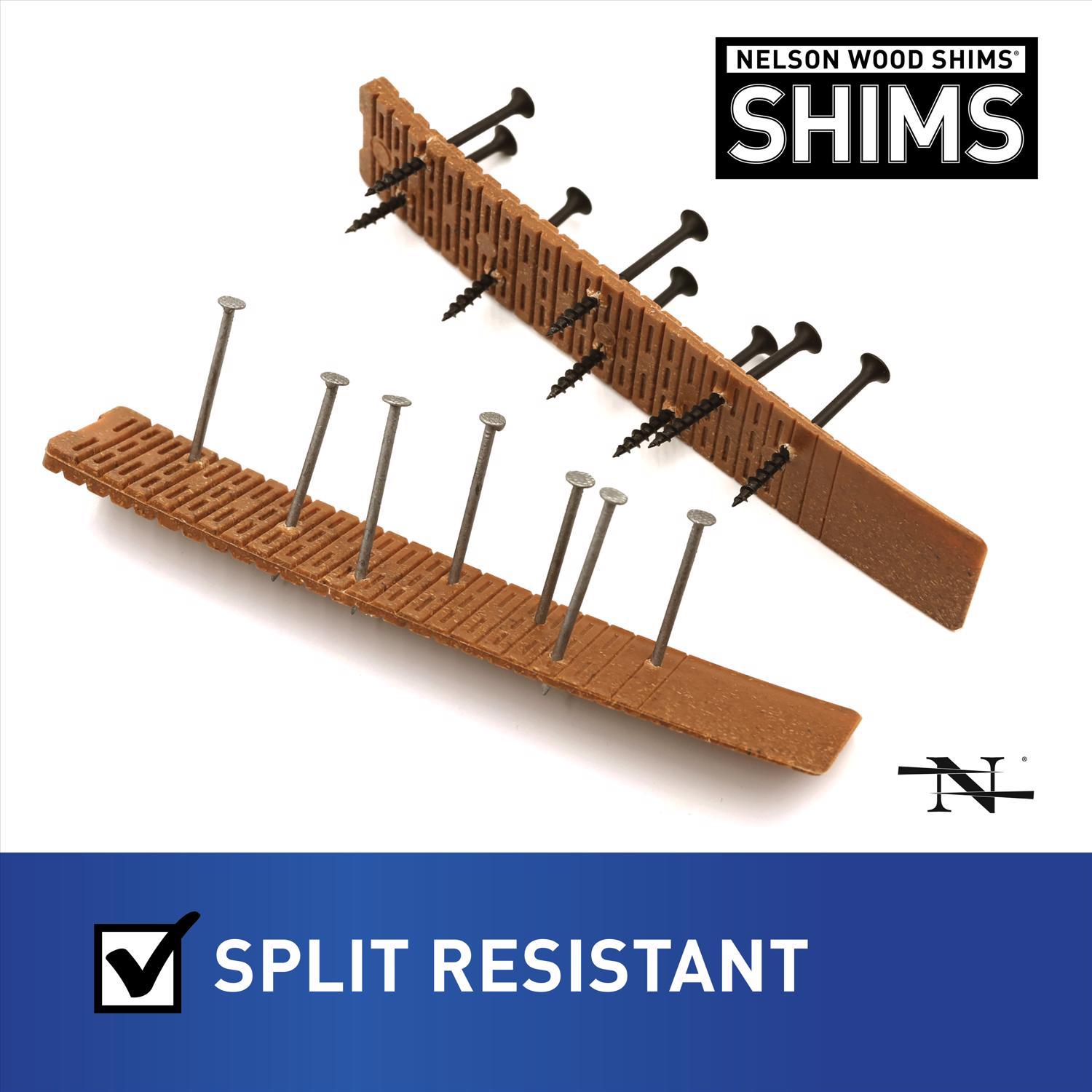Nelson 1.5 in. W X 8 in. L Composite Shim 12 pk | Stine Home +