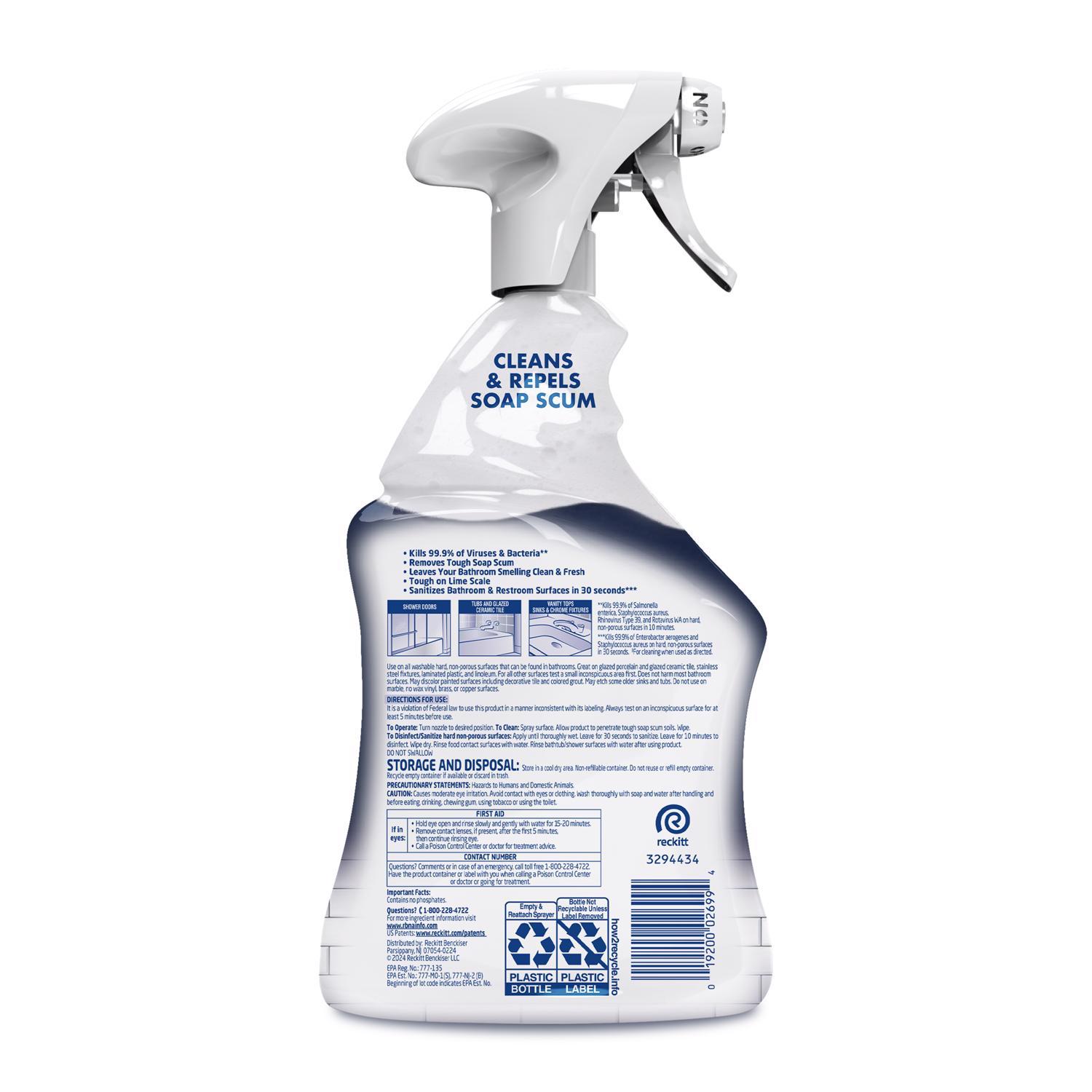 Lysol Island Breeze Scent Bathroom Tub and Tile Cleaner 32 oz Liquid Foam