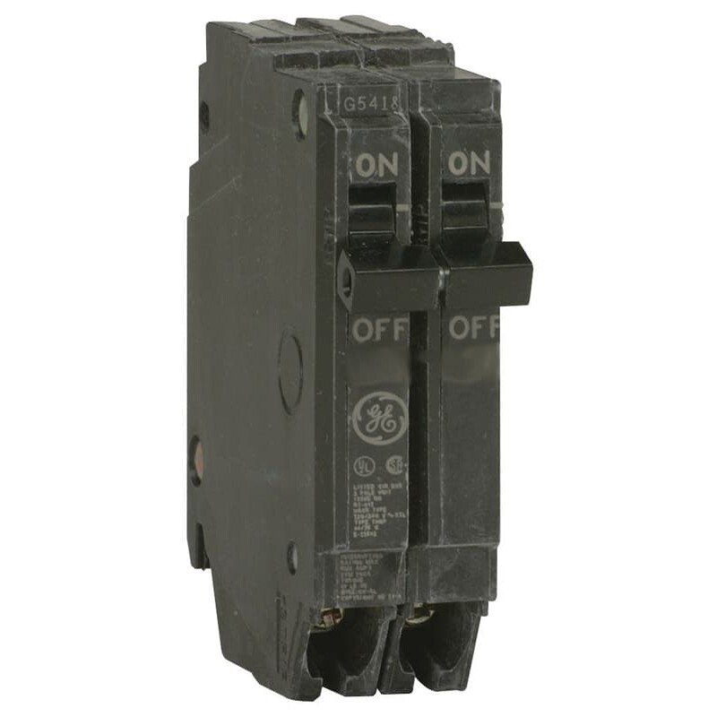 GE Q-Line 20 amps Standard 2-Pole Circuit Breaker
