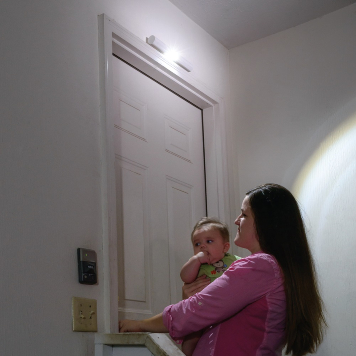 Mr. Beams Motion-Sensing Battery Powered LED White Security Light