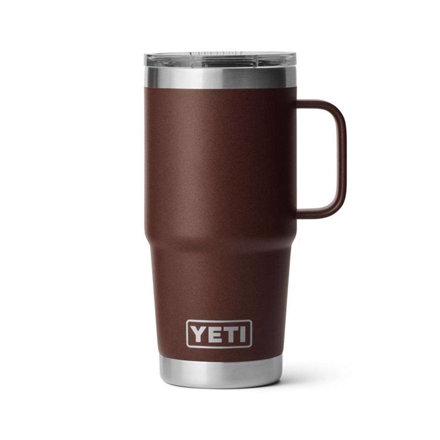 YETI Rambler 20 oz Wetlands Brown BPA Free Travel Mug