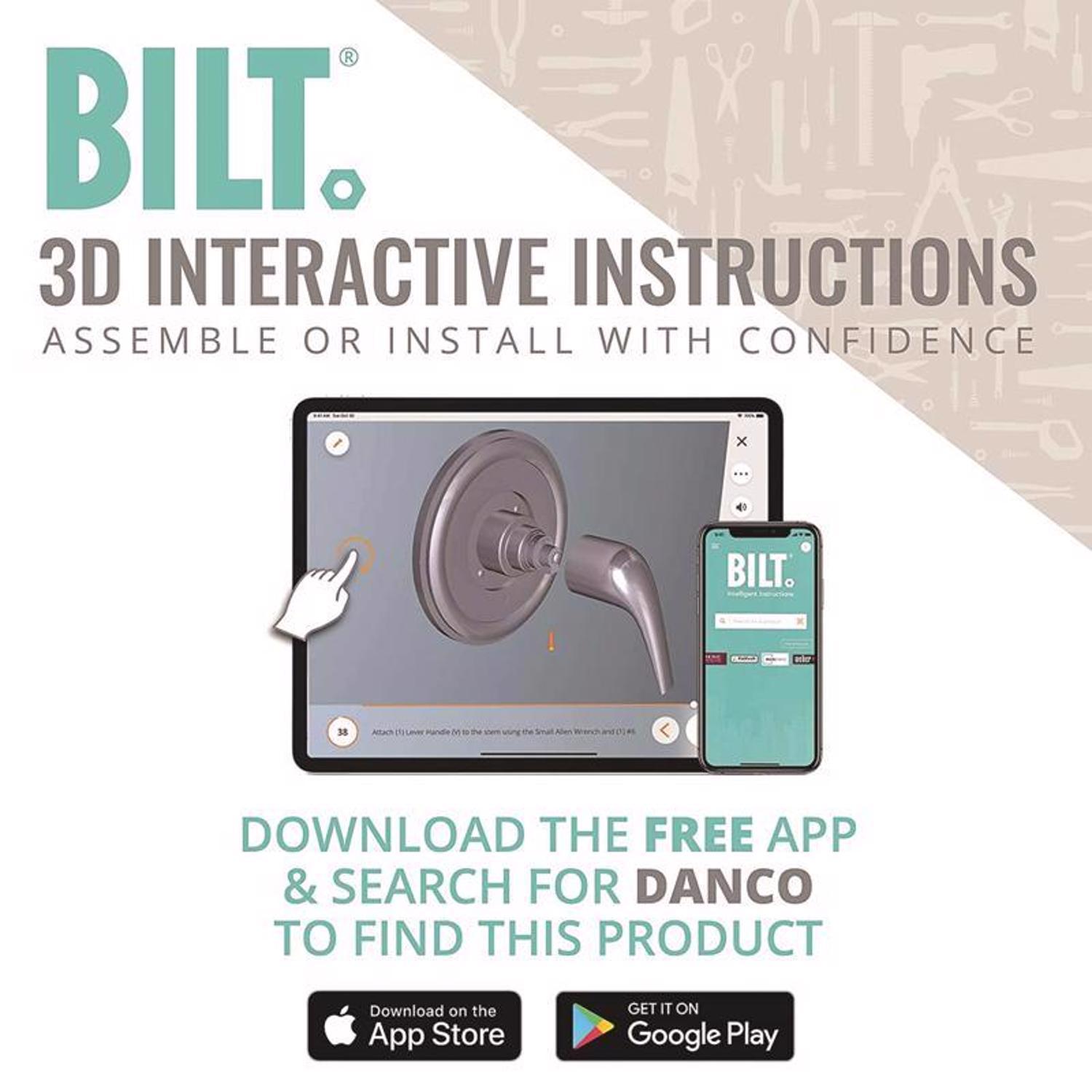 Danco Trim Kit Moen Black 1 pc