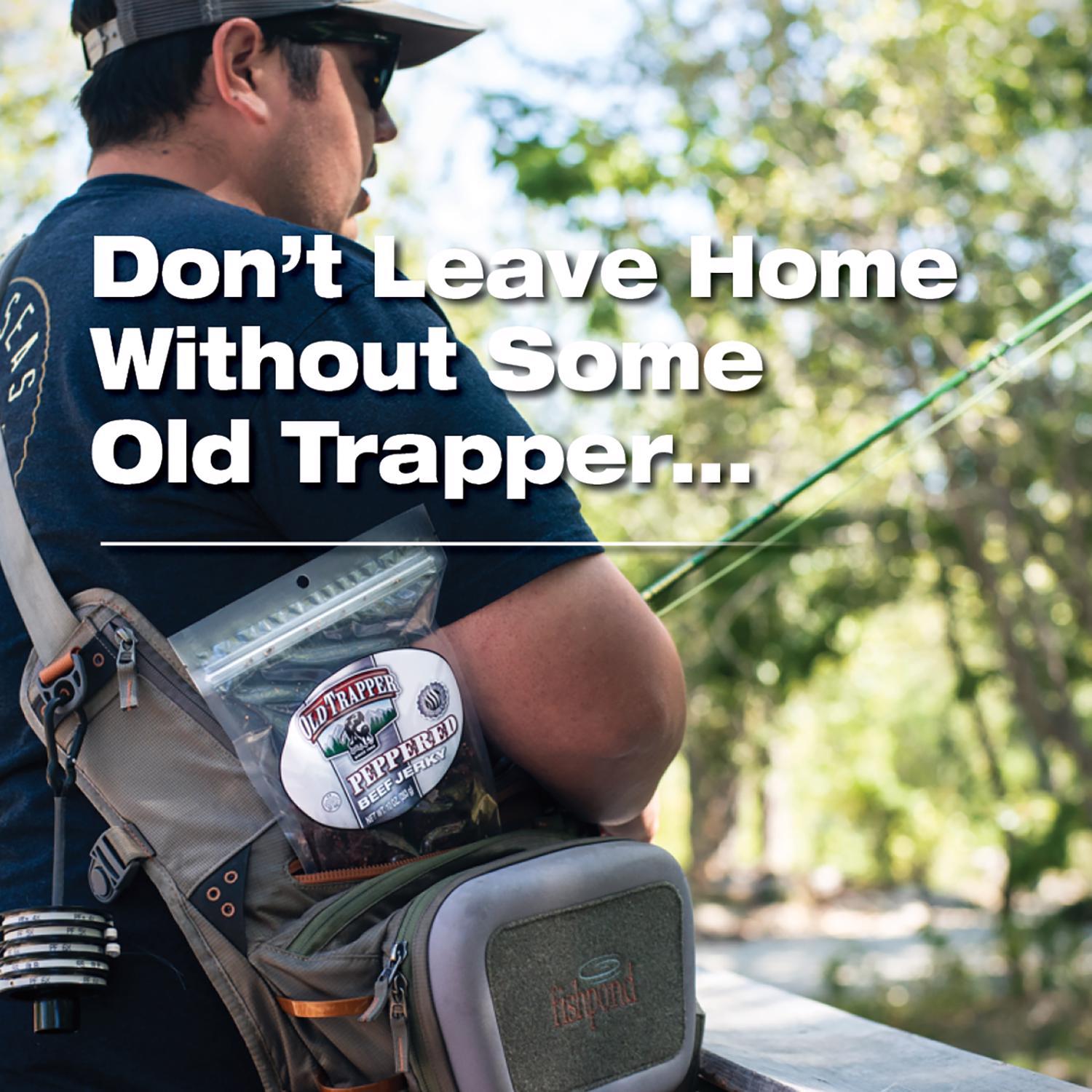 Old Trapper Peppered Beef Jerky 10 oz Bagged