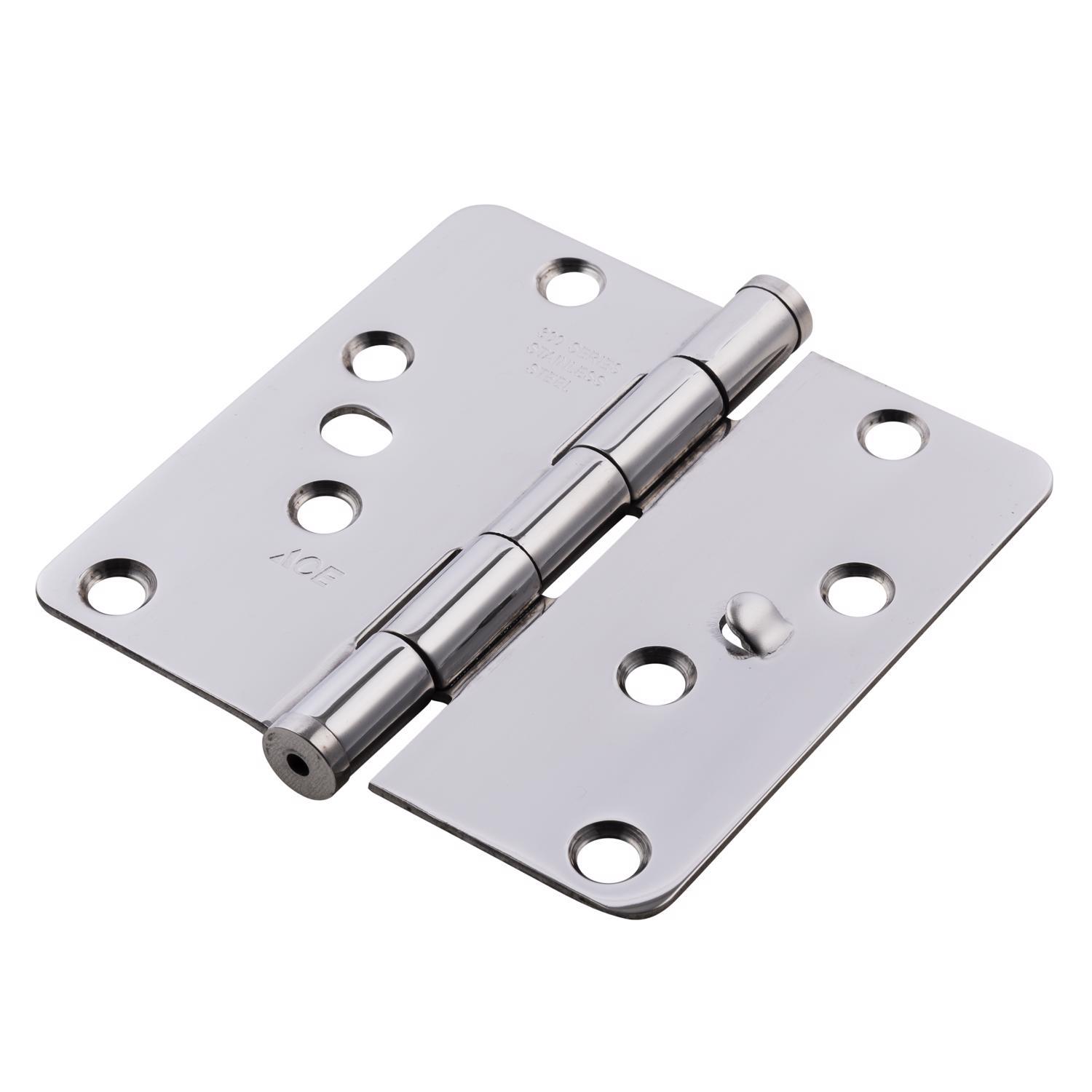Ace 4 in. L Stainless Steel Residential Door Hinge 1 pk