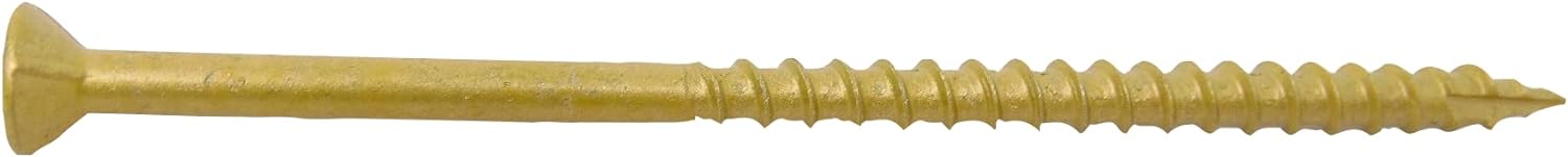 Grip-Rite PrimeGuard Plus Gold Star Drive Construction Screw #5 x 4" 