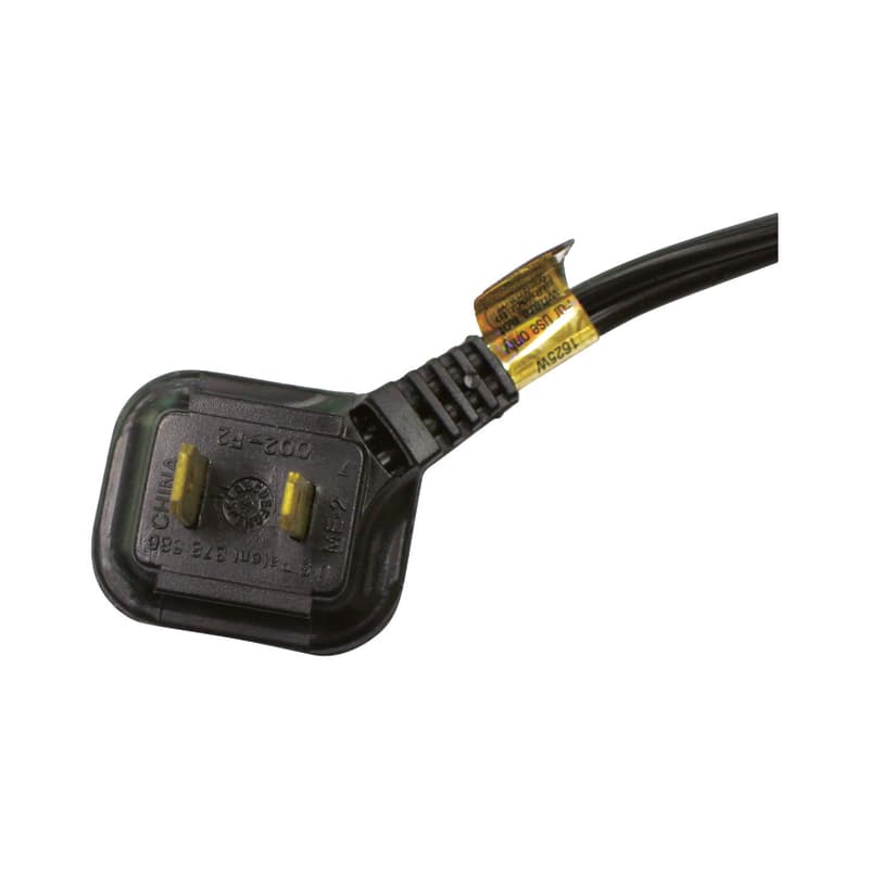 Ace Indoor 6 ft. L Black Extension Cord 16/2 SPT-2