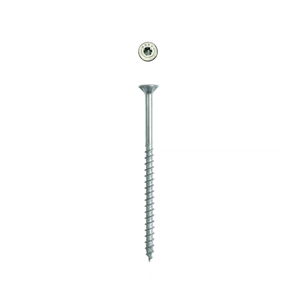 SPAX Multi-Material No. 10 Label x 3-1/2 in. L T-20+ Flat Head Serrated Construction Screws