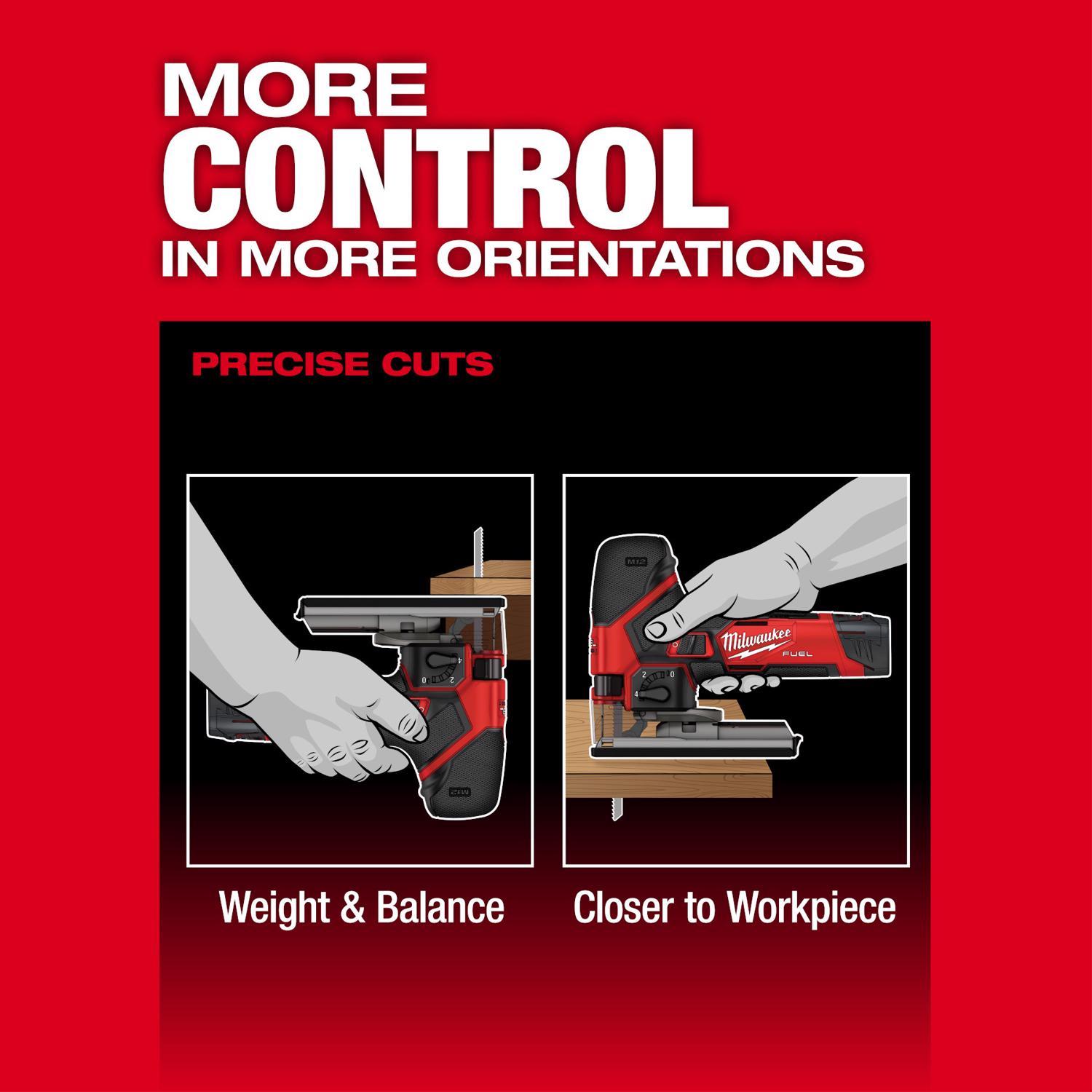 Milwaukee 12V M12 Fuel Cordless Jig Saw Tool Only