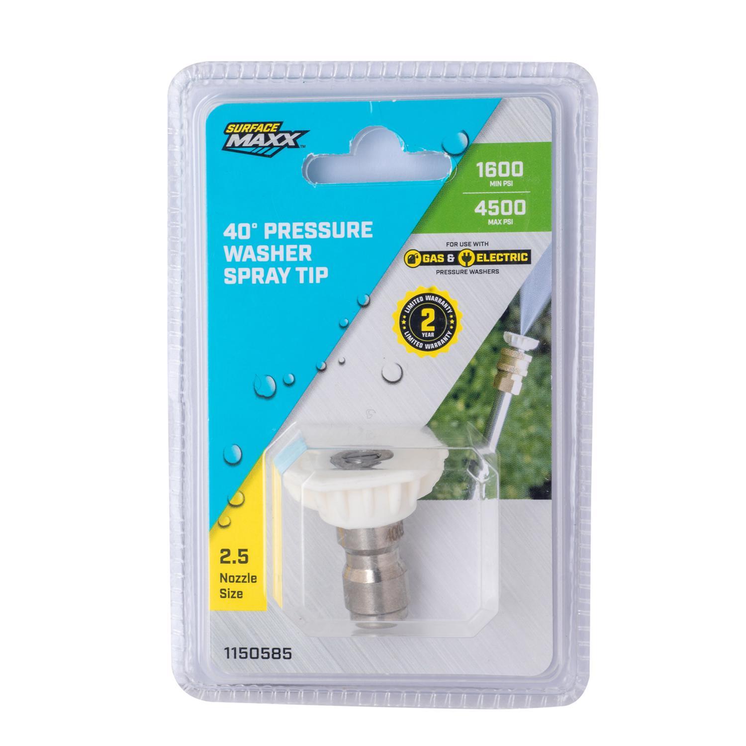 SurfaceMaxx 40-degree Spray Nozzle 4500 psi