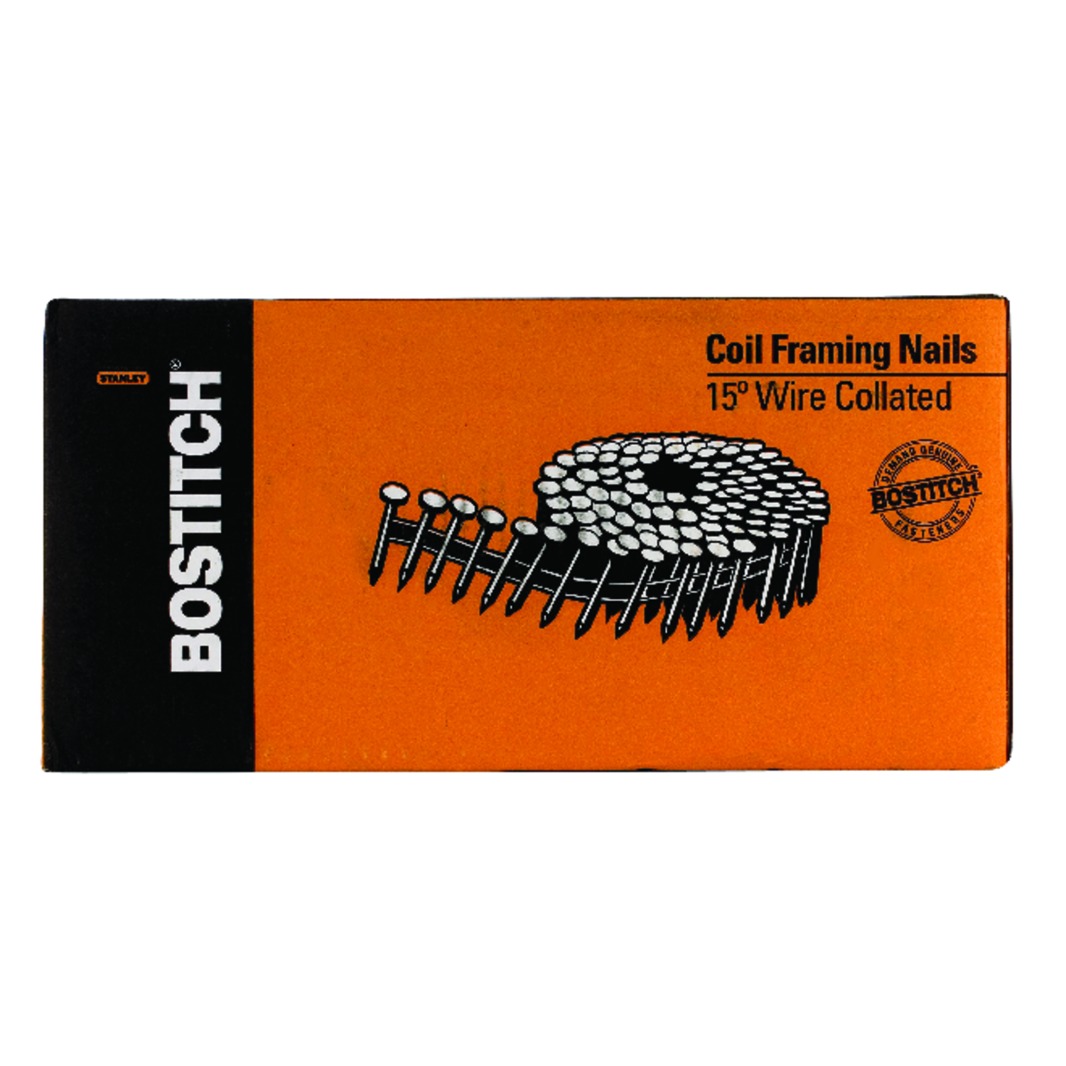 Bostitch 3 in. 11 Ga. Angled Coil Coated Framing Nails 15 deg 2700 pk