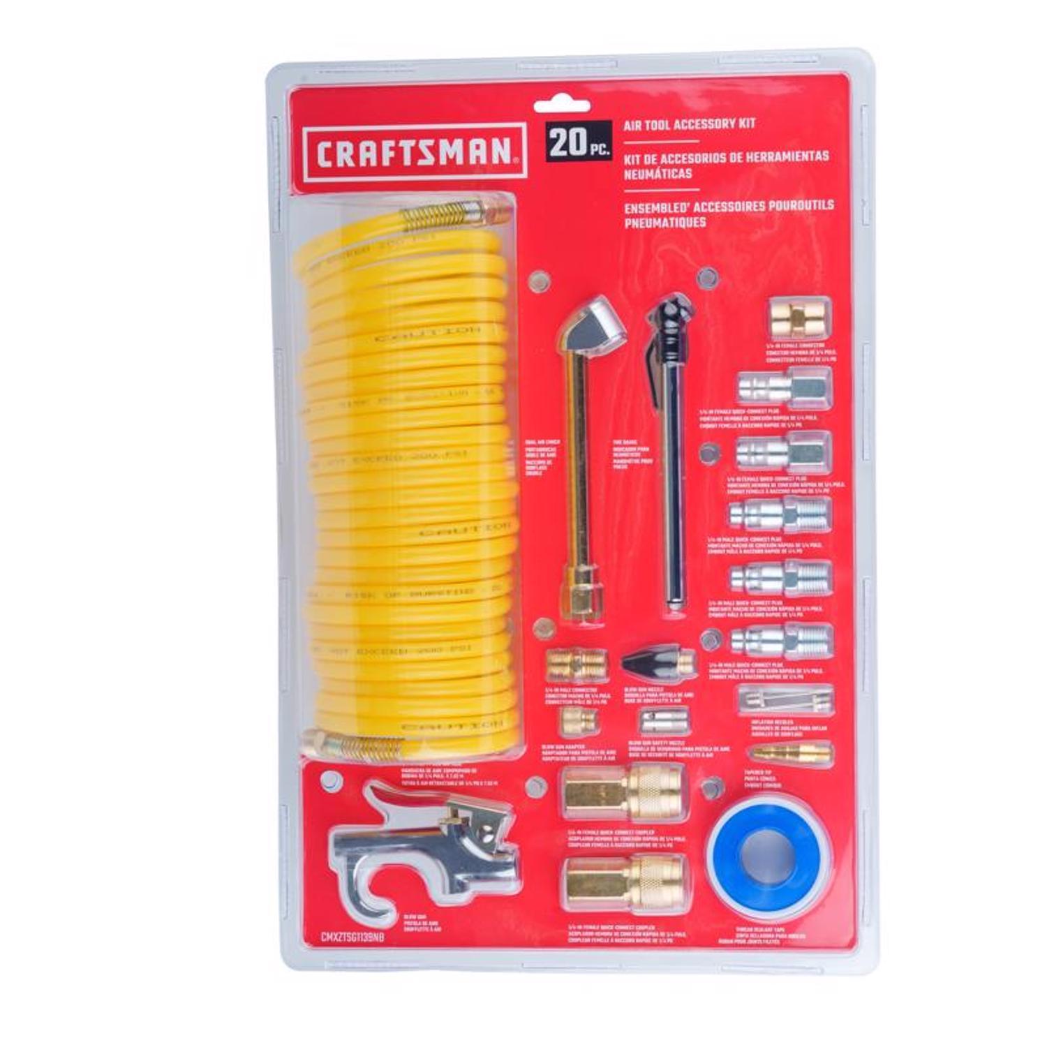 Craftsman 1/4 in. Air Compressor Accessory Kit 20 pc