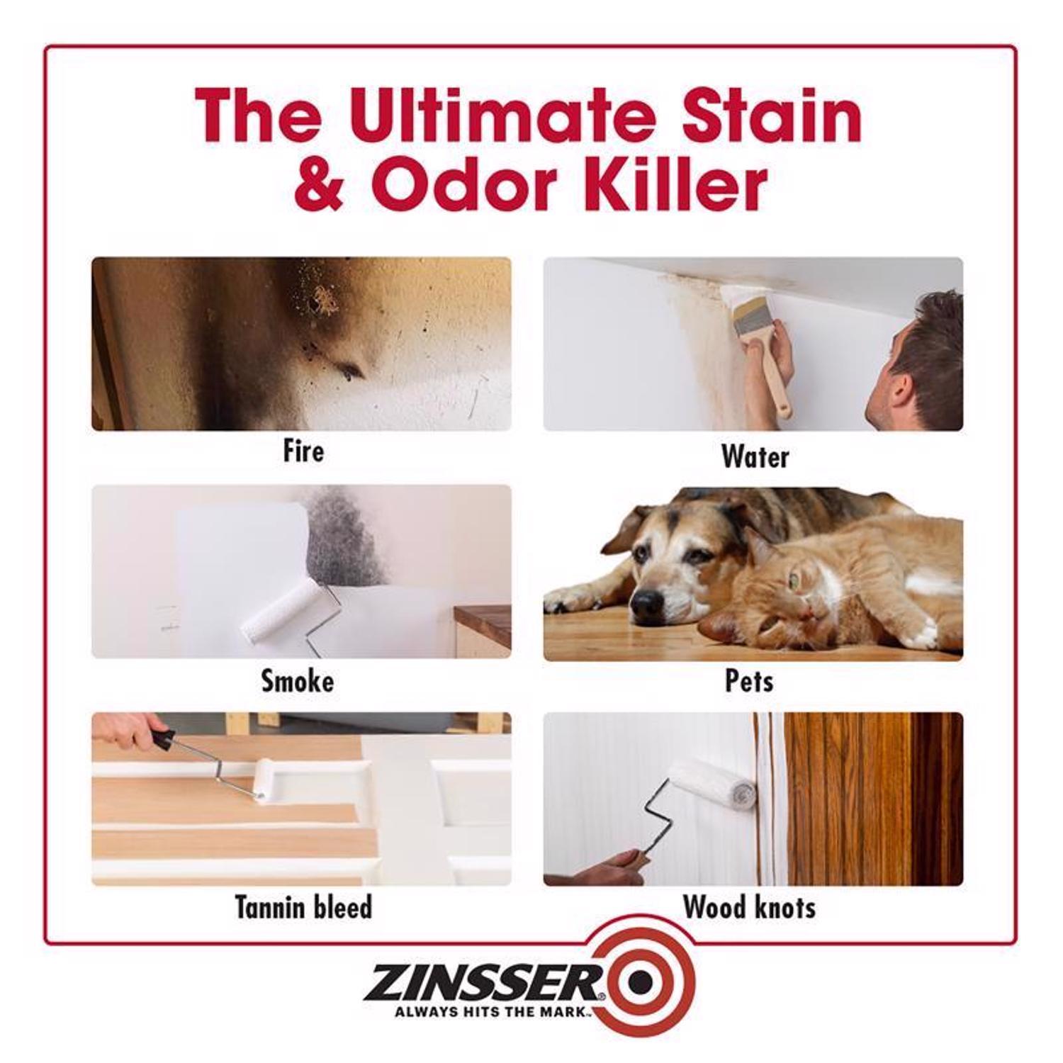 Zinsser B-I-N White Shellac-Based Primer 5 gal