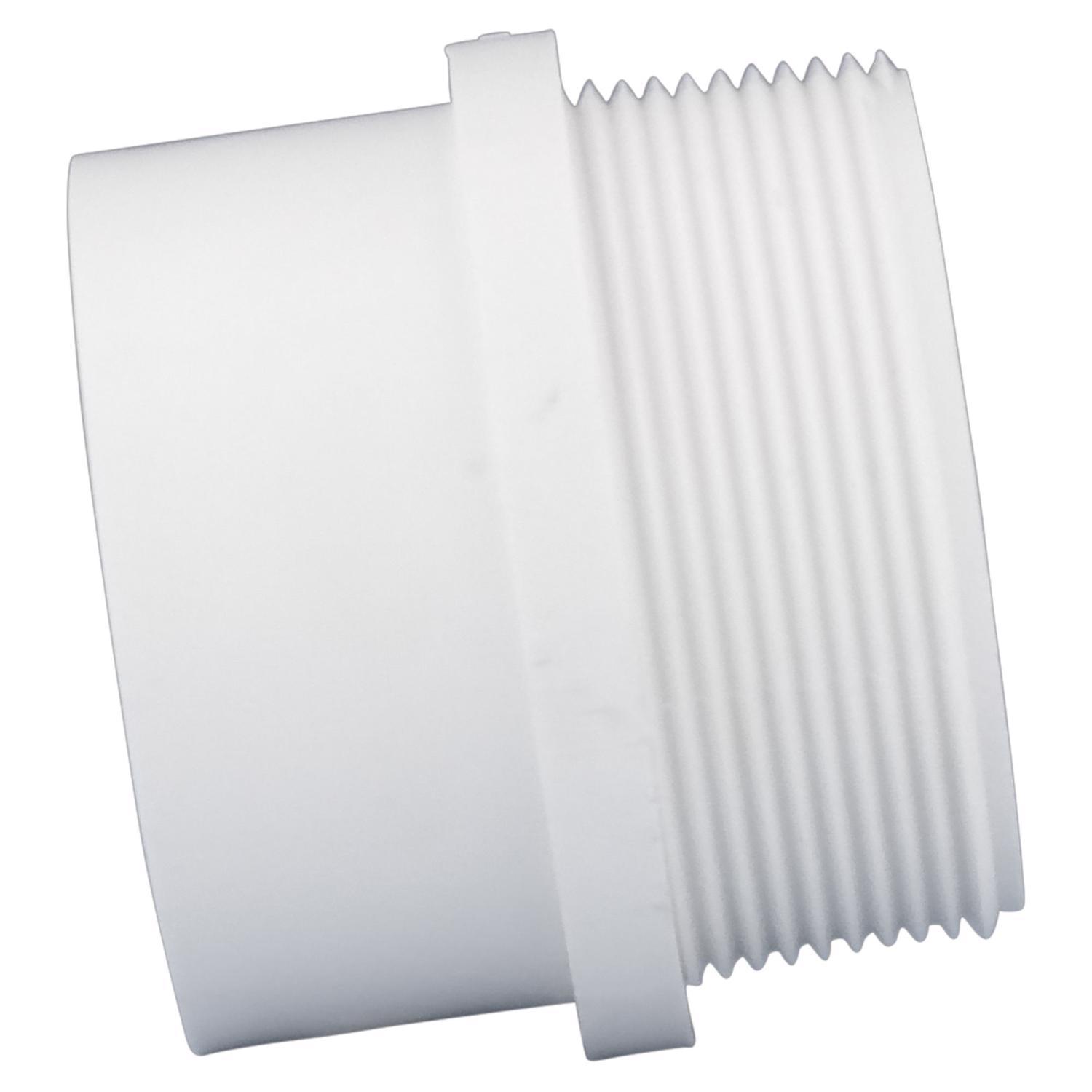 Charlotte Pipe Schedule 40 1-1/2 in. Spigot X 1-1/2 in. D PVC Trap Adapter 1 pk