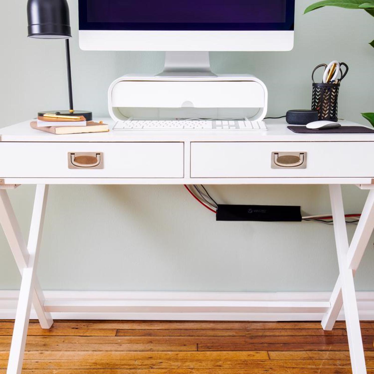 VELCRO Brand Micro Nylon Mountable Cable Sleeve 12 in. L 2 pk