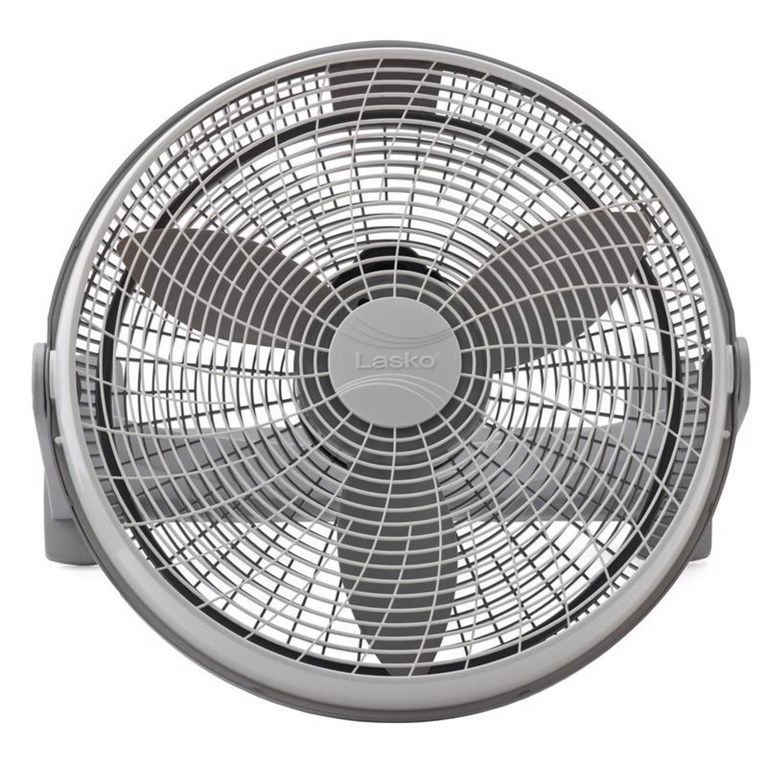 Lasko 26.22 in. H X 20 in. D 3 speed Air Circulator Fan