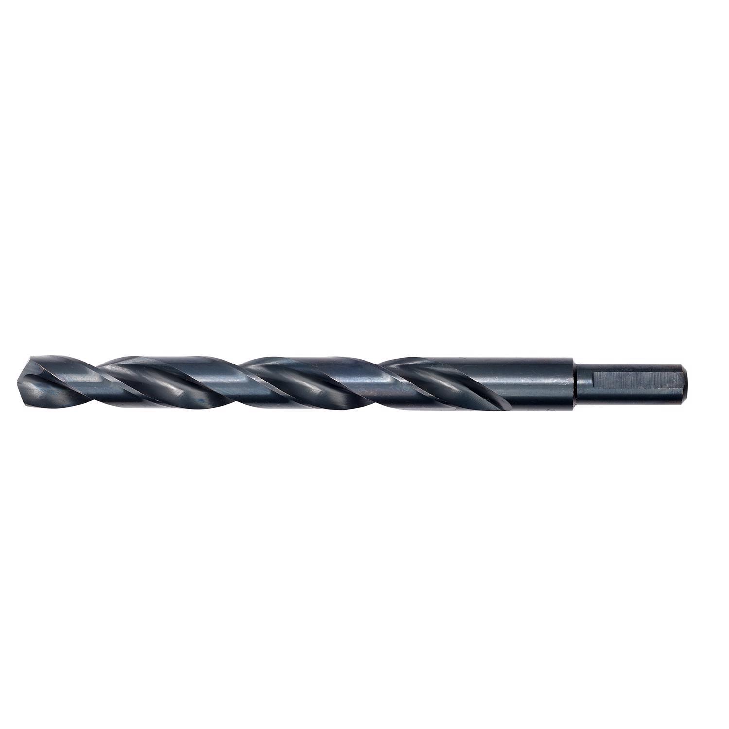 Milwaukee Thunderbolt 31/64 in. X 5-7/8 in. L Black Oxide Drill Bit 3-Flat Shank 1 pc