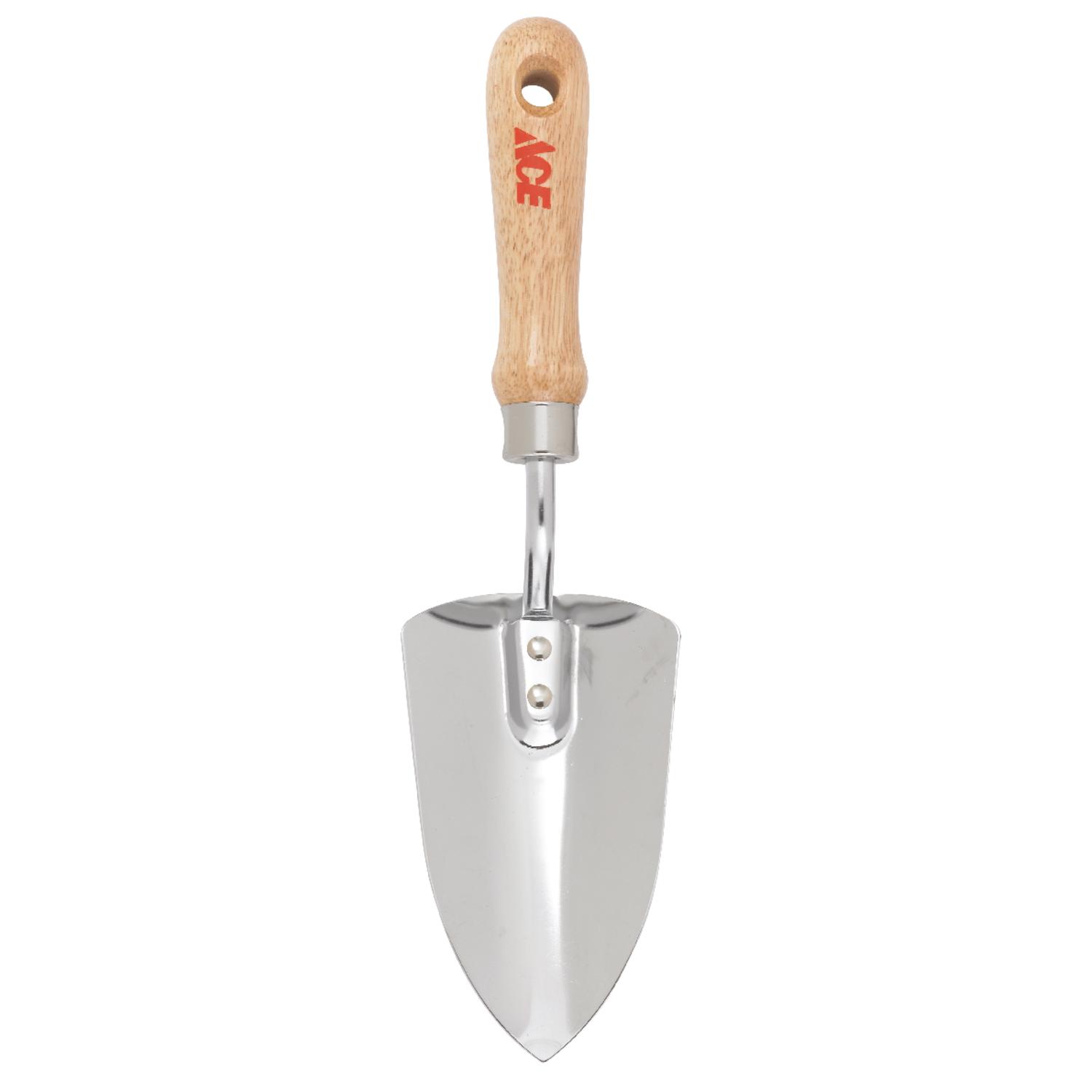 Ace 12 in. Steel Hand Trowel Wood Handle