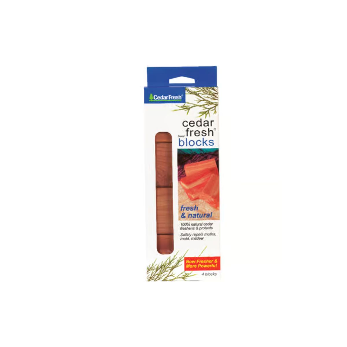 Household Essentials Cedar Fresh Natural Cedar Scent Odor Eliminator 2.75 in. Wood