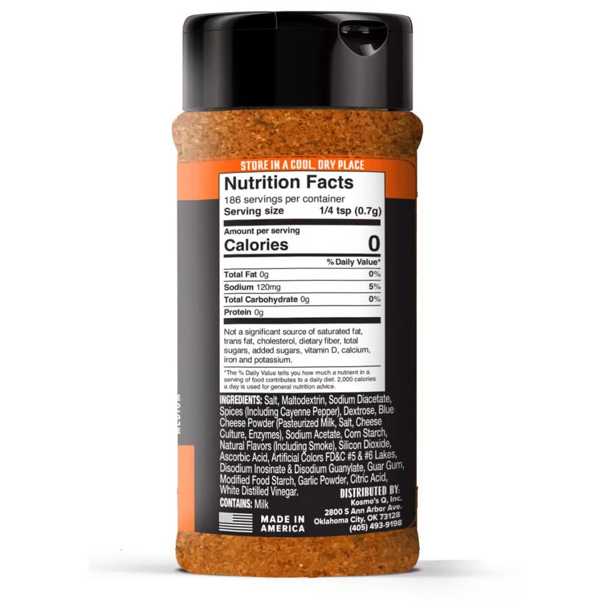 Kosmos Q Wing Dust Buffalo Wing Seasoning 5 oz.