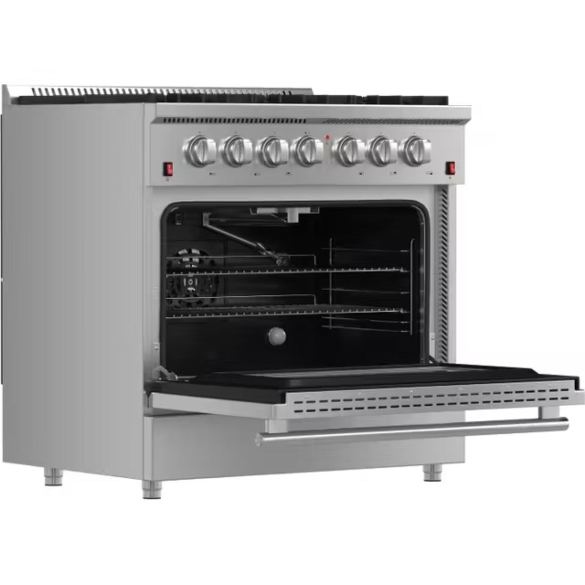 Galiano Professional 36 in. Freestanding Gas Range in Stainless Steel